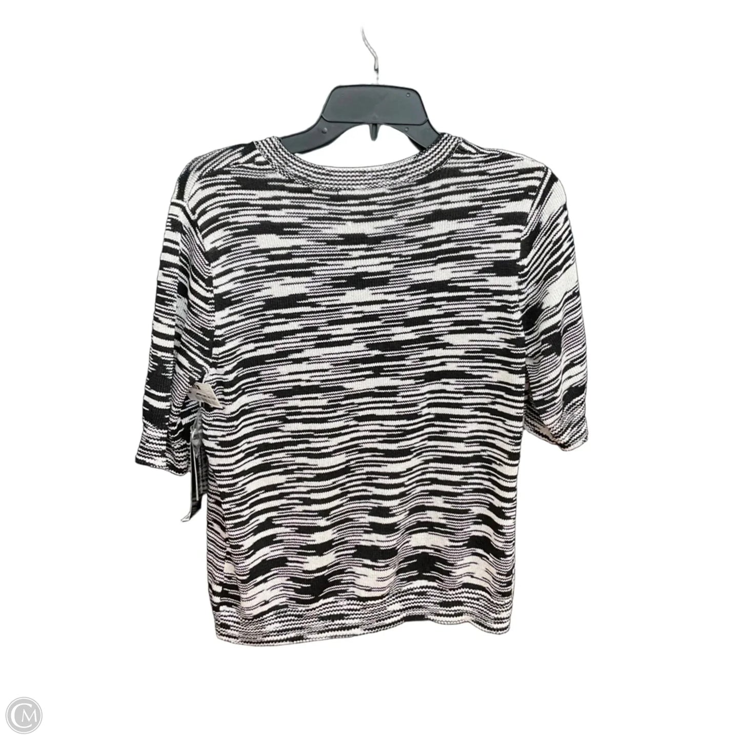 Cardigan By Jones New York In Black & White, Size: L