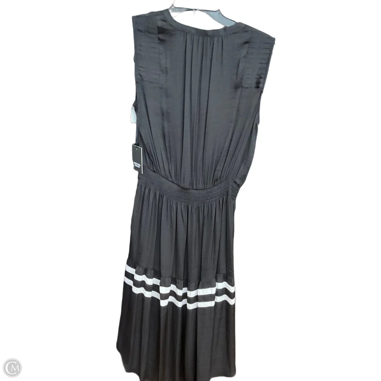 Dress Casual Midi By Simply Vera In Black & White, Size: M