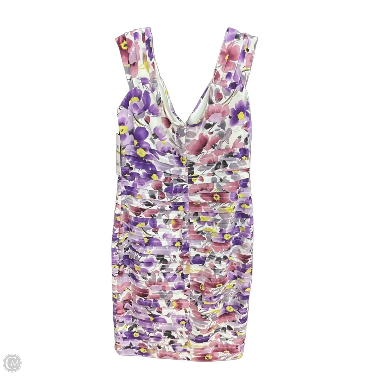 Dress Casual Midi By London Times In Floral Print, Size: L