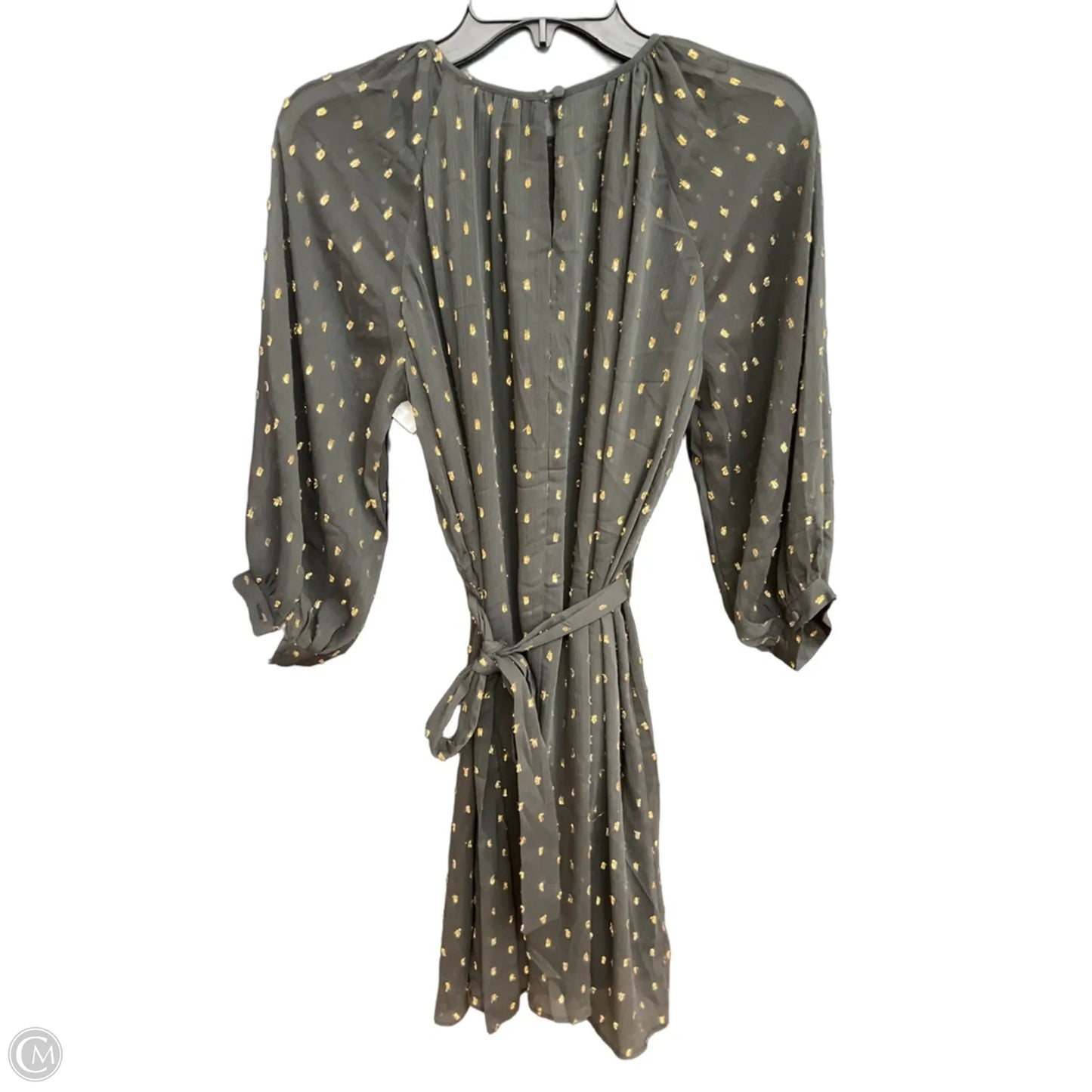 Dress Party Short By Ann Taylor In Black & Gold, Size: Mp