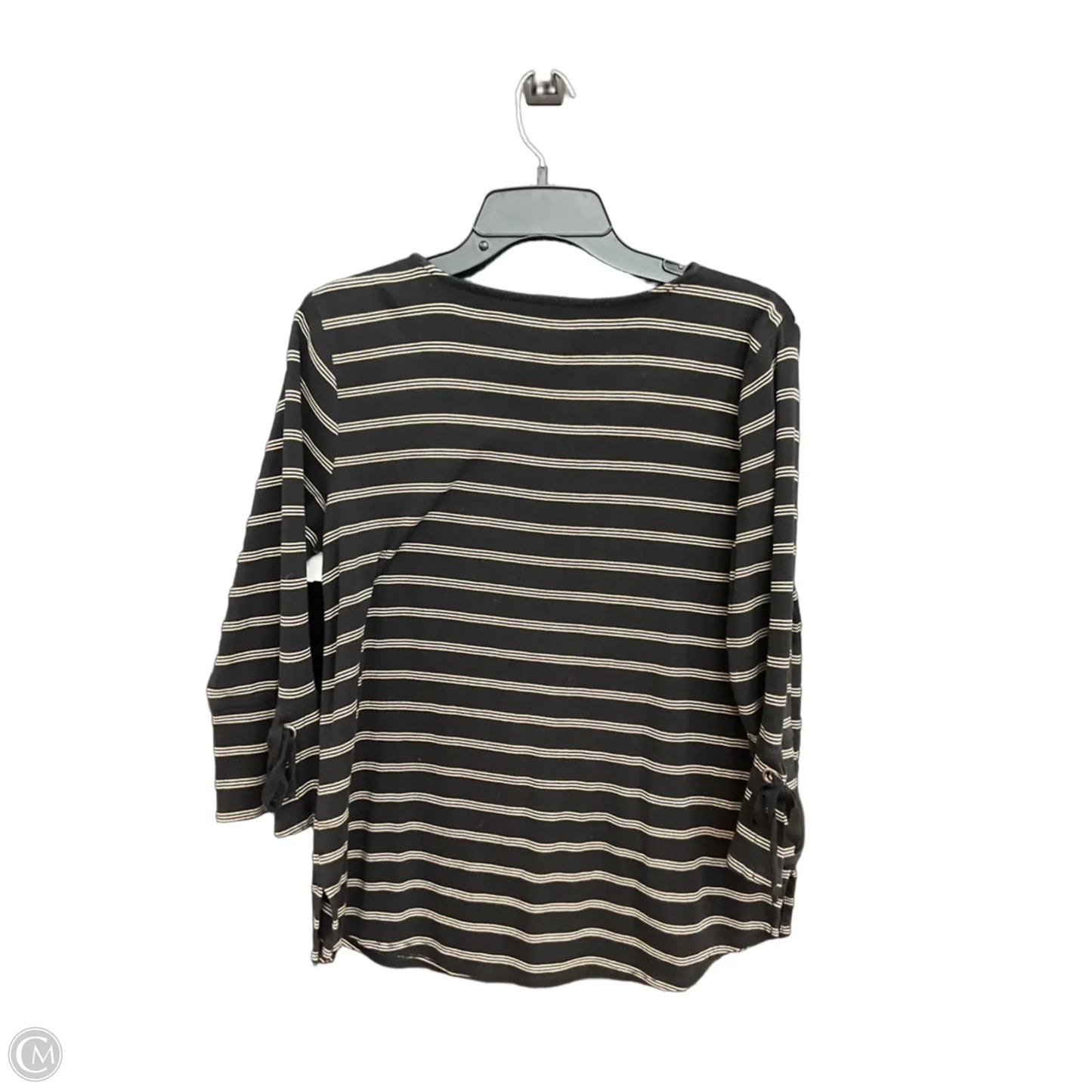 Top Long Sleeve By J. Jill In Striped Pattern, Size: M