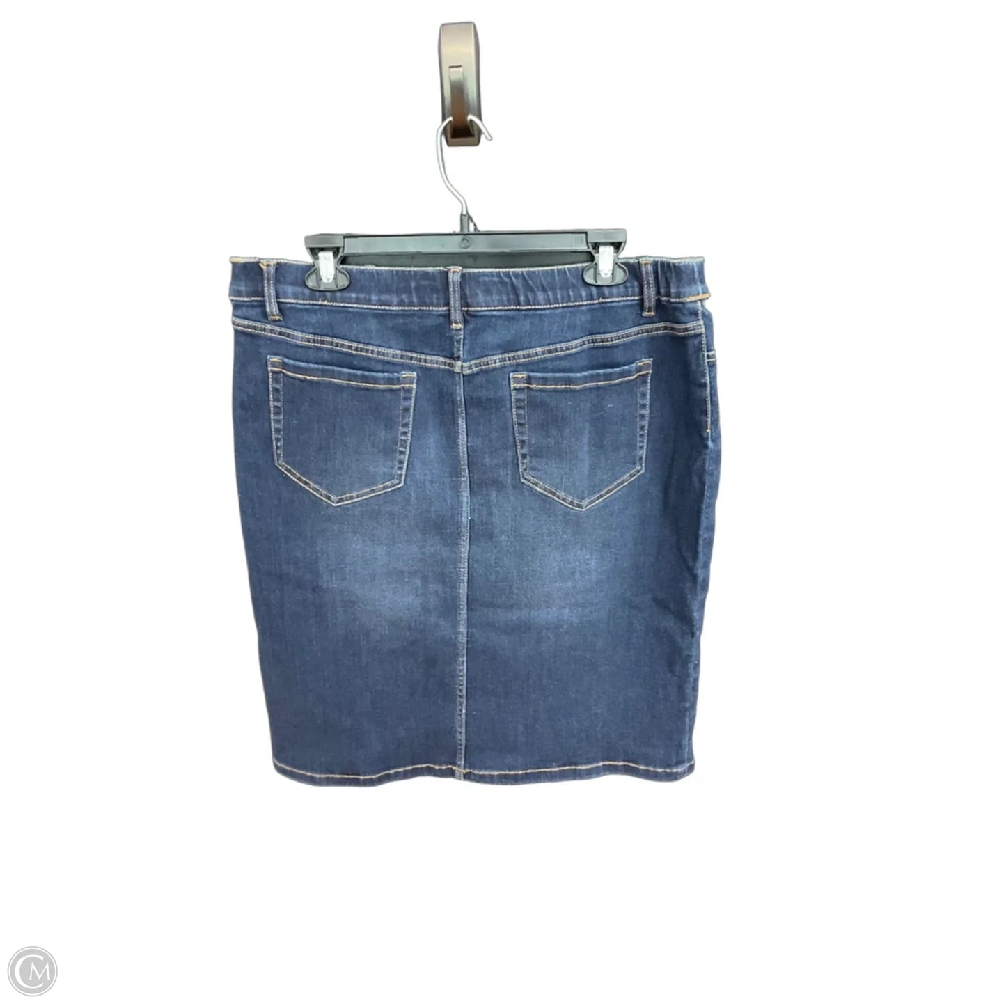 Skirt Midi By J. Jill In Blue Denim, Size: 10