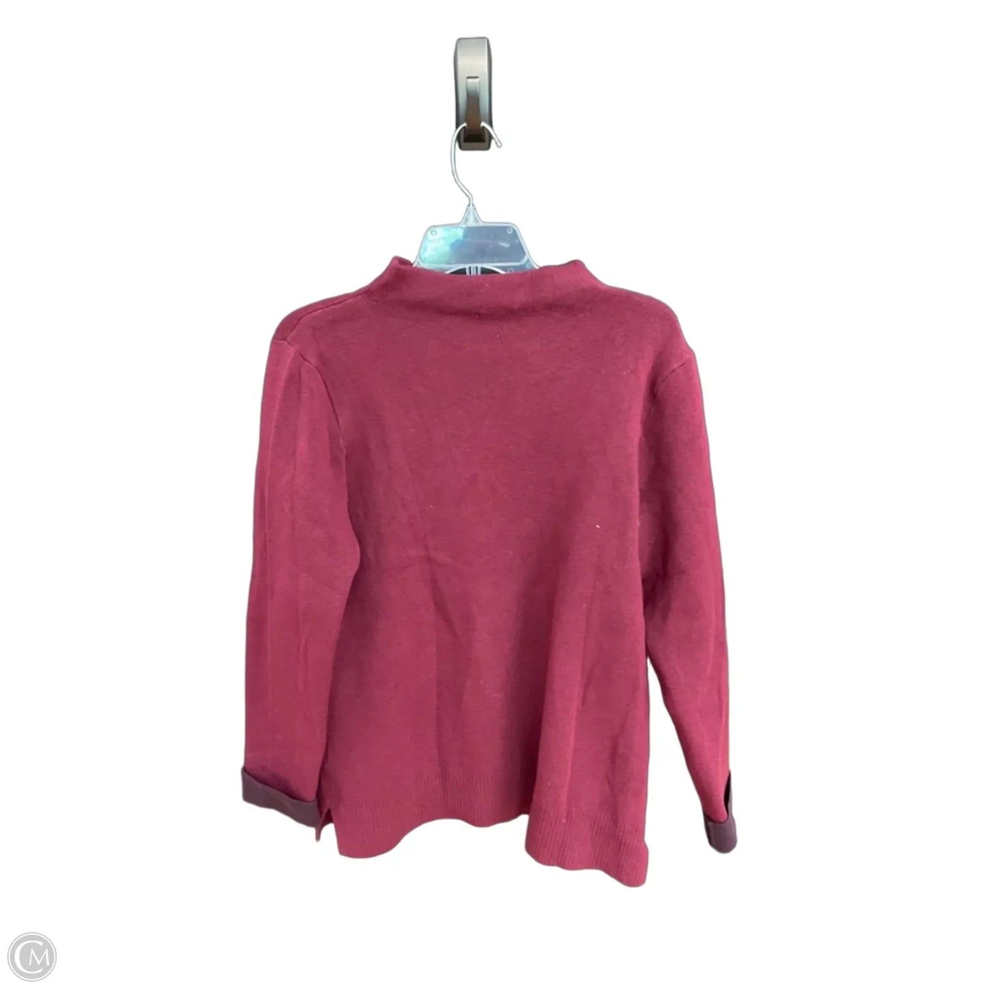 Sweater By J. Jill In Maroon, Size: M