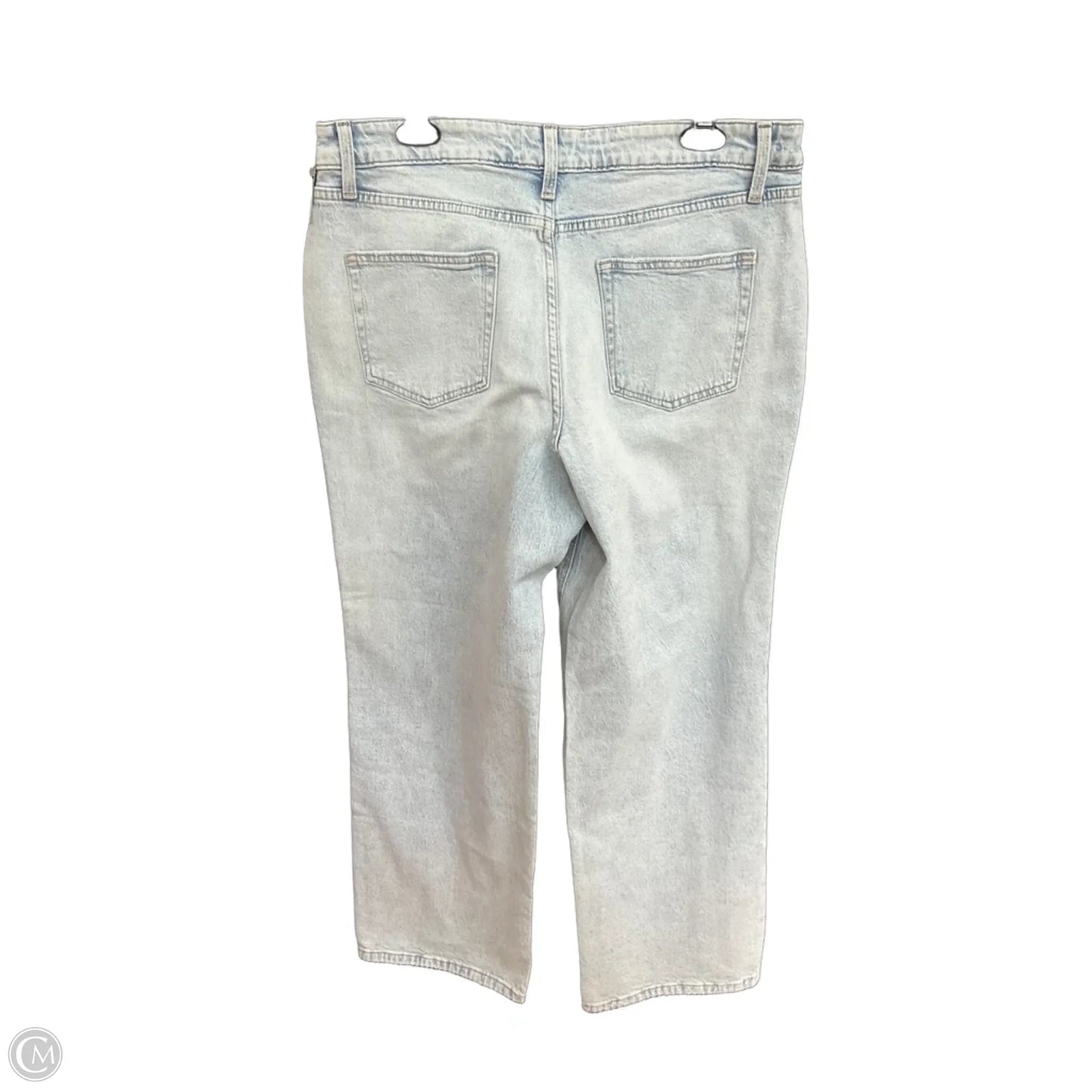 Jeans Straight By Edgely In Blue Denim, Size: 16