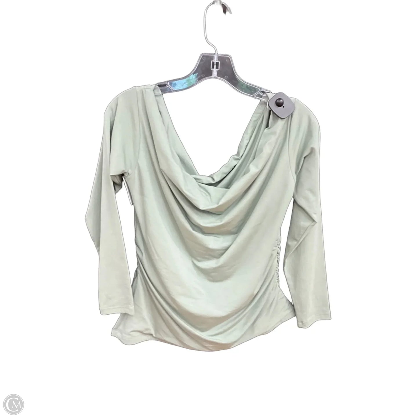 Top Long Sleeve By Abercrombie And Fitch In Green, Size: L