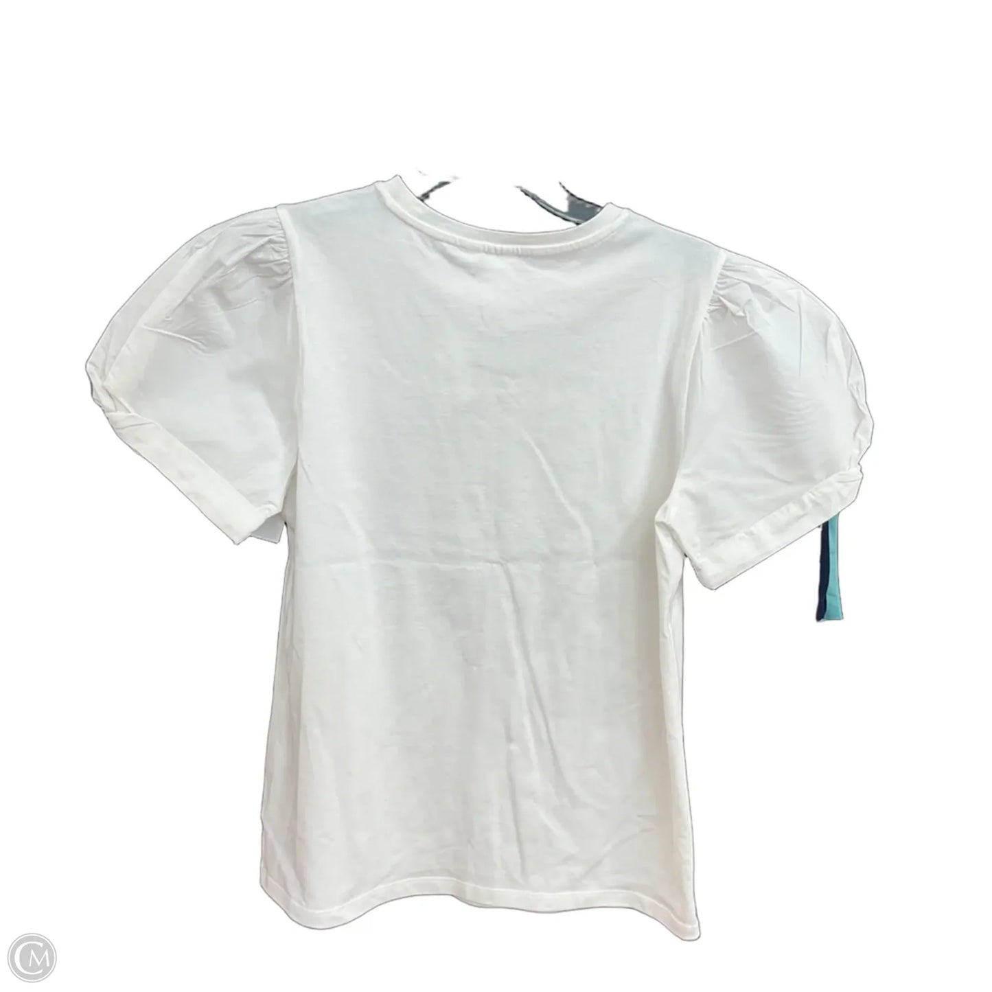 Top Short Sleeve By Gap In White, Size: Xs