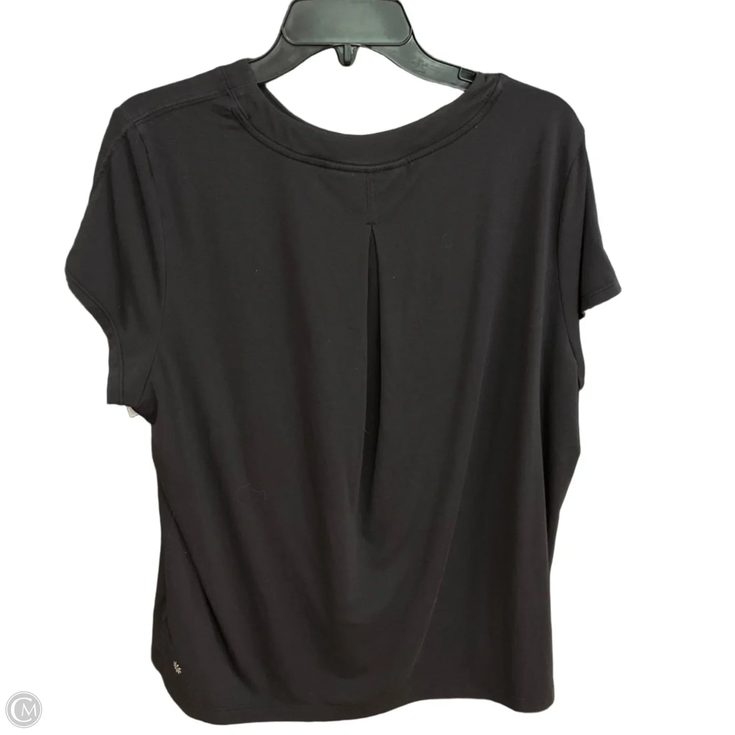 Top Short Sleeve By Athleta In Navy, Size: S