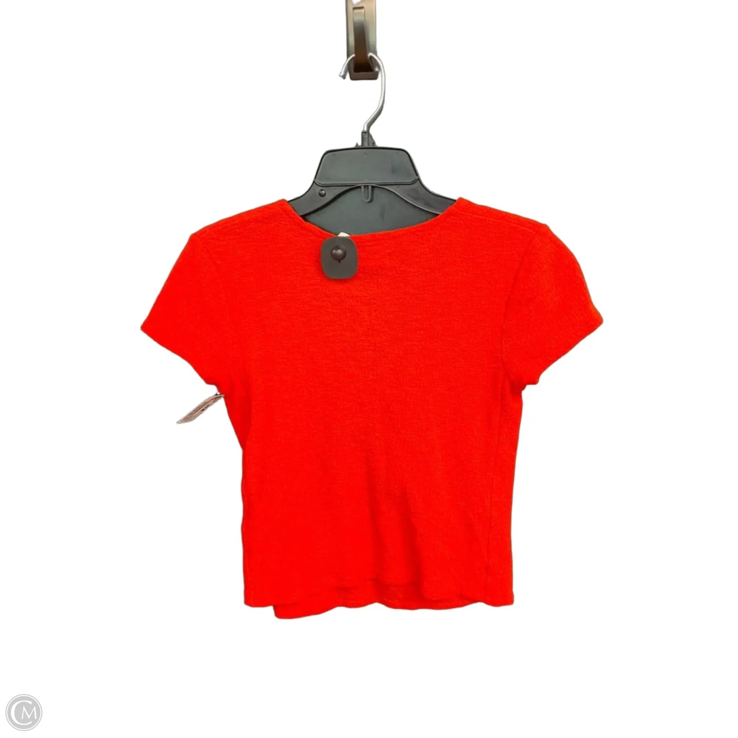 Top Short Sleeve By Madewell In Orange, Size: Xs