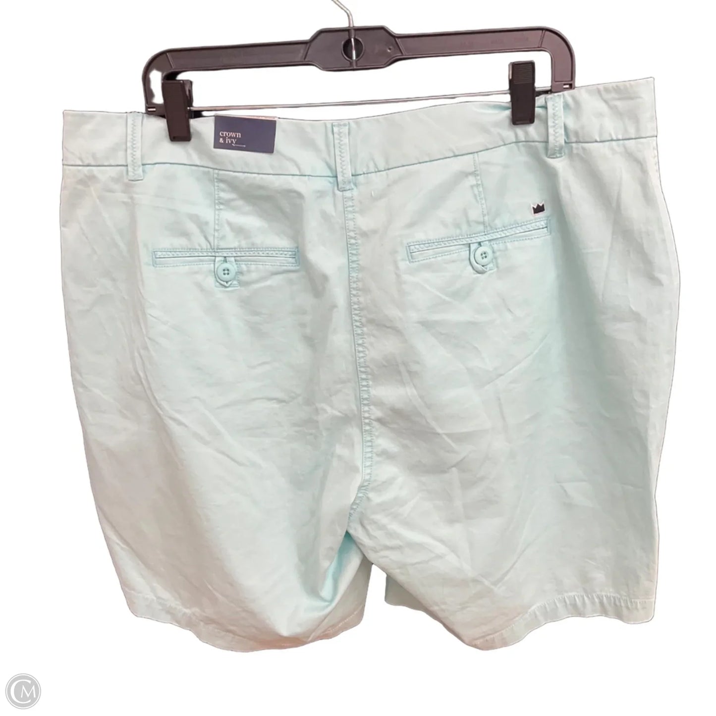 Shorts By Crown And Ivy In Blue, Size: 16