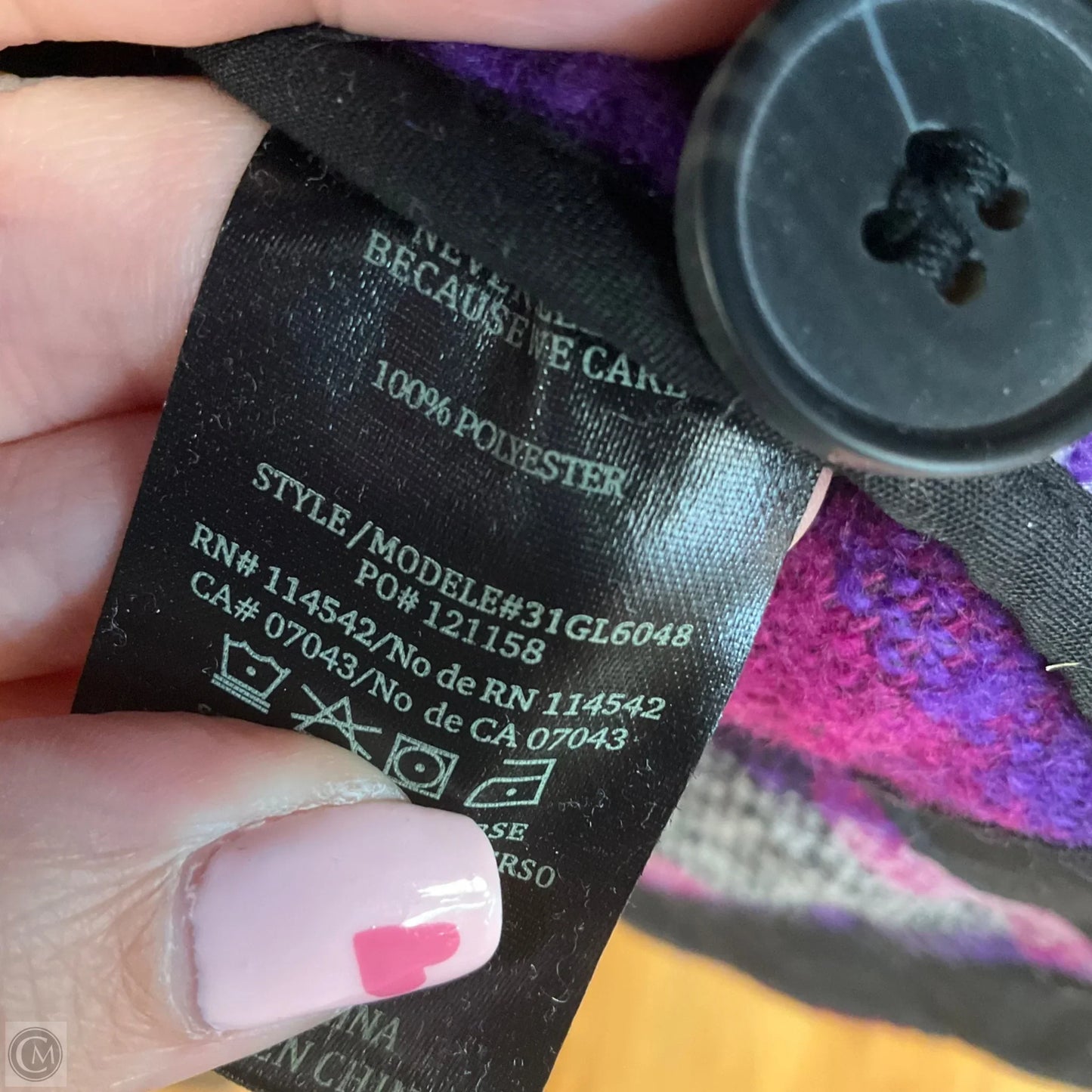 Jacket Fleece By Blanknyc In Purple, Size: Xs