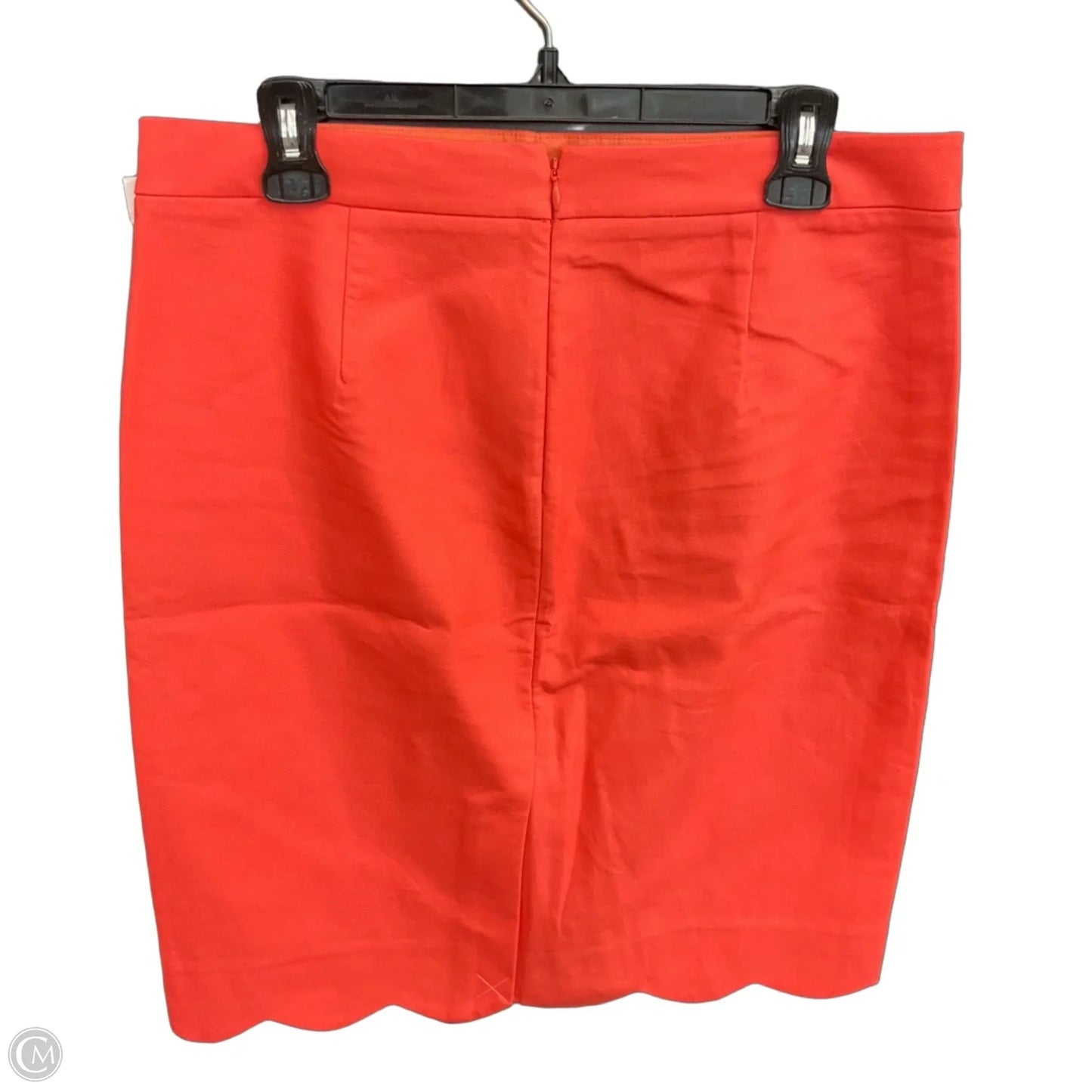 Skirt Midi By J. Crew In Orange, Size: 8