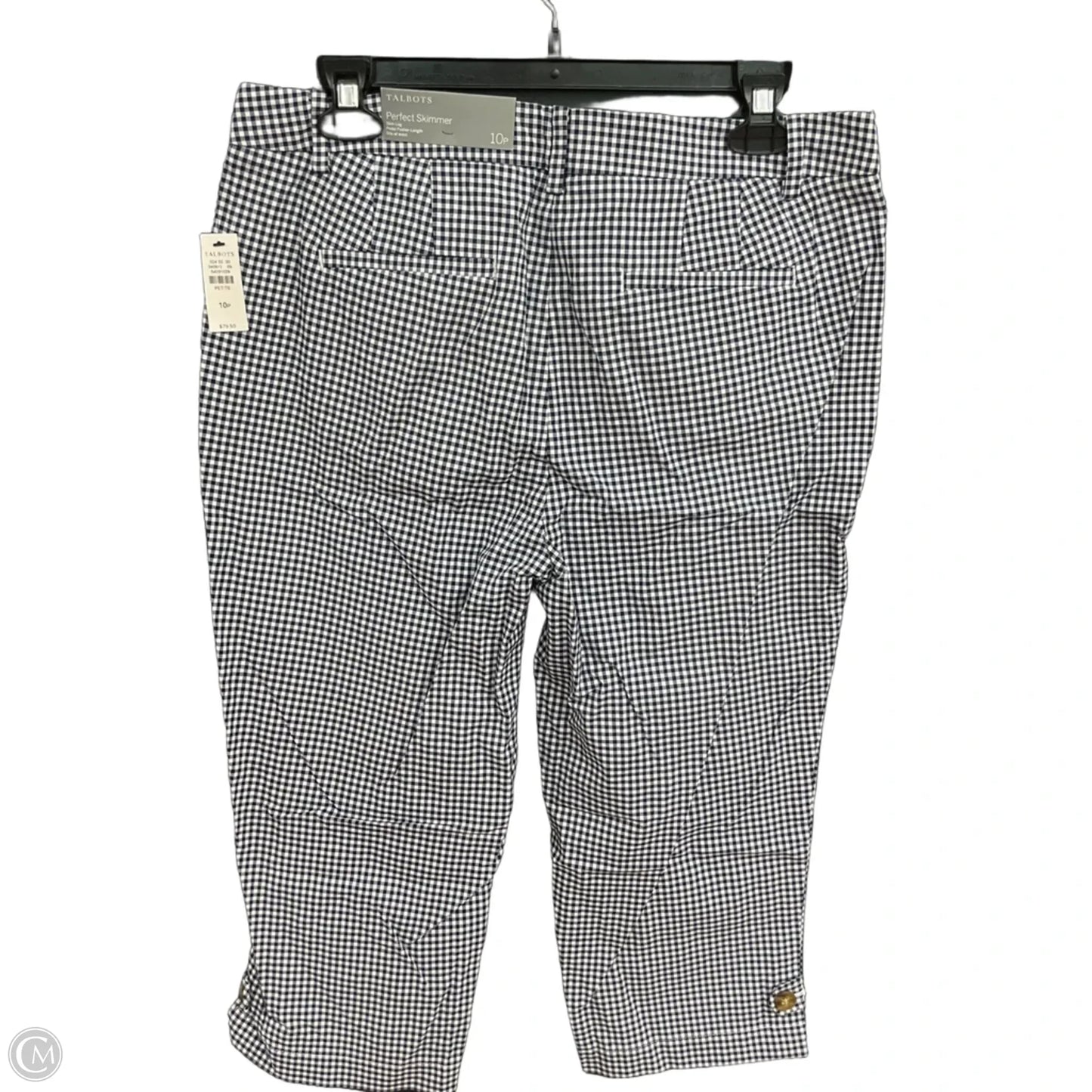 Capris By Talbots In Checkered Pattern, Size: 10p