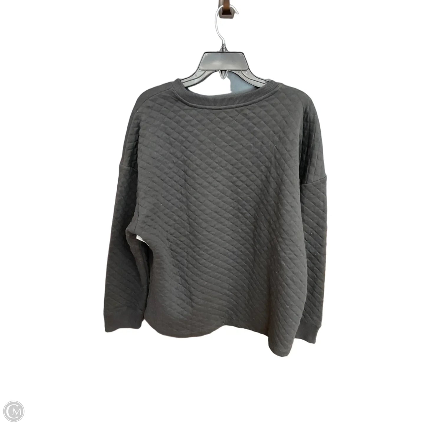Sweatshirt Crewneck By Banana Republic In Black, Size: L