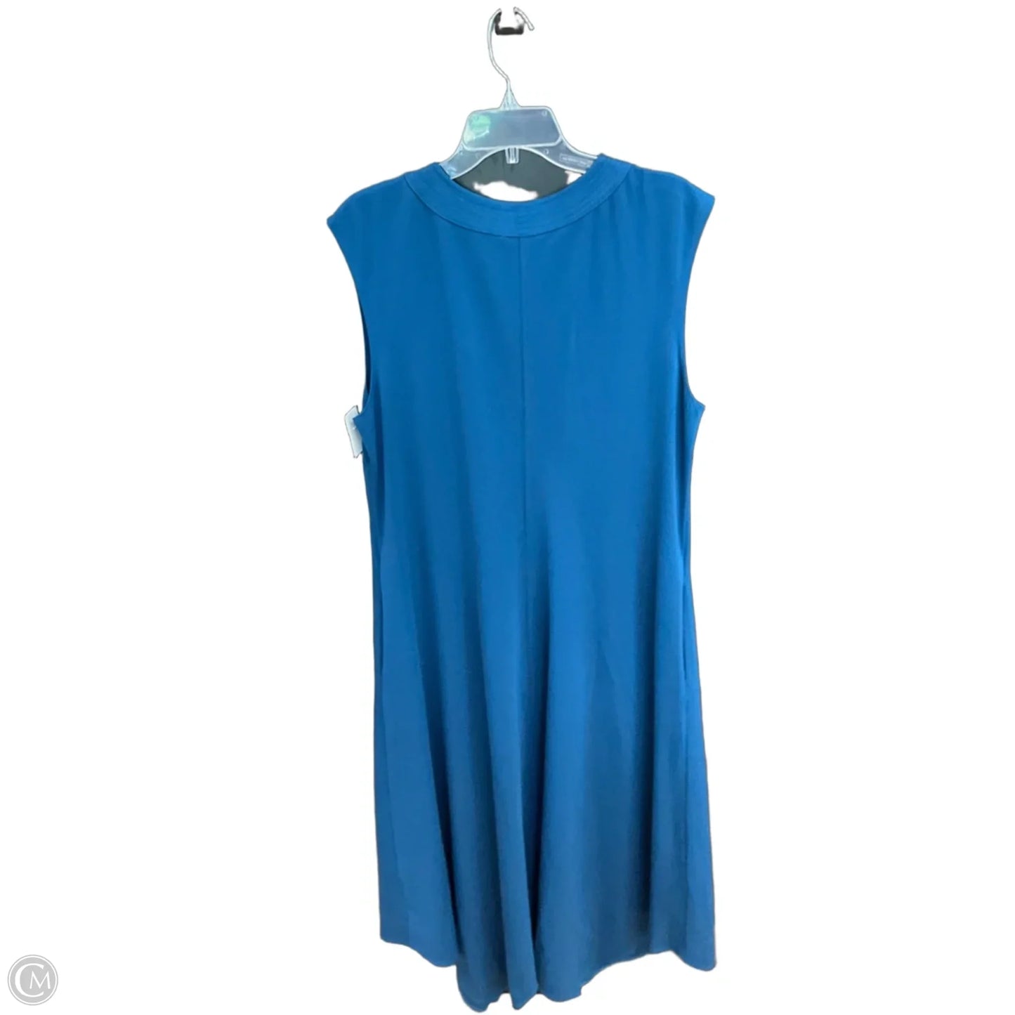 Dress Casual Maxi By Chicos In Blue, Size: L