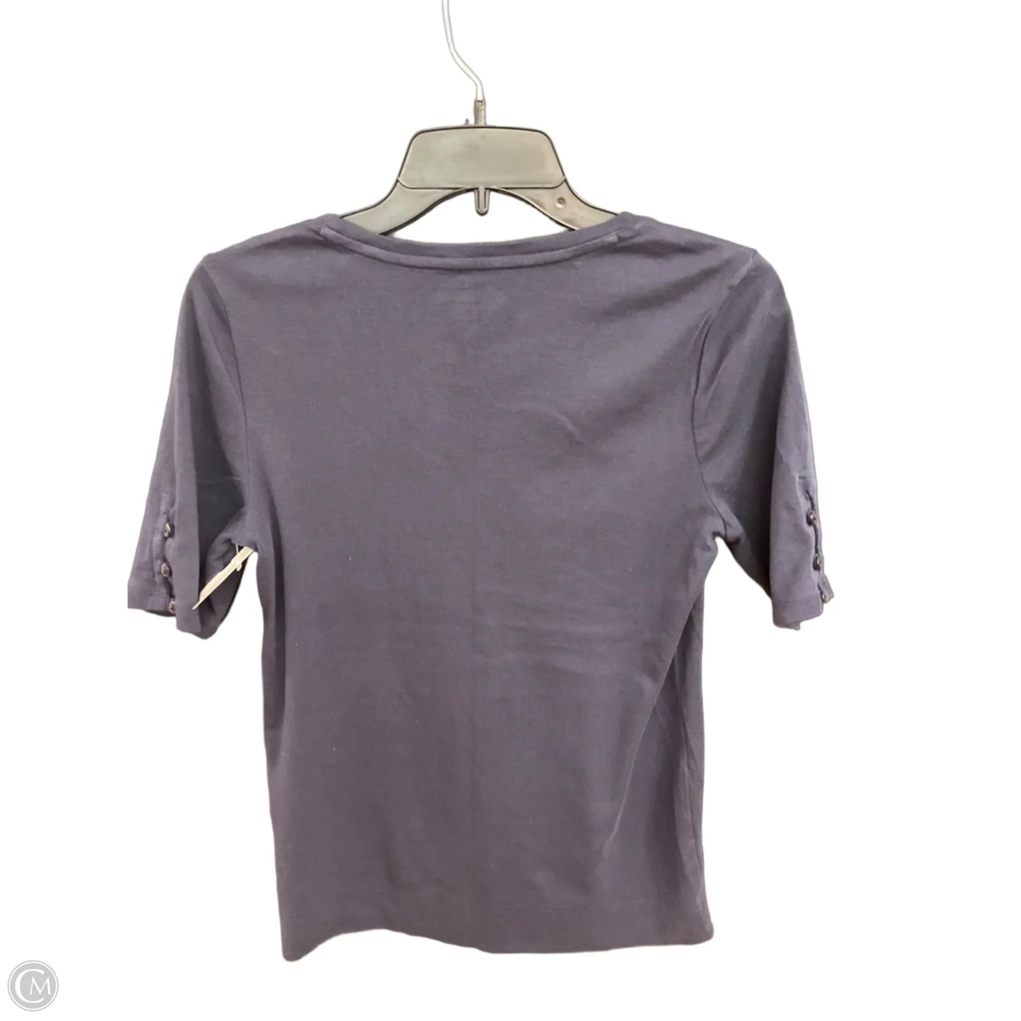 Top Short Sleeve By Chicos In Blue, Size: S