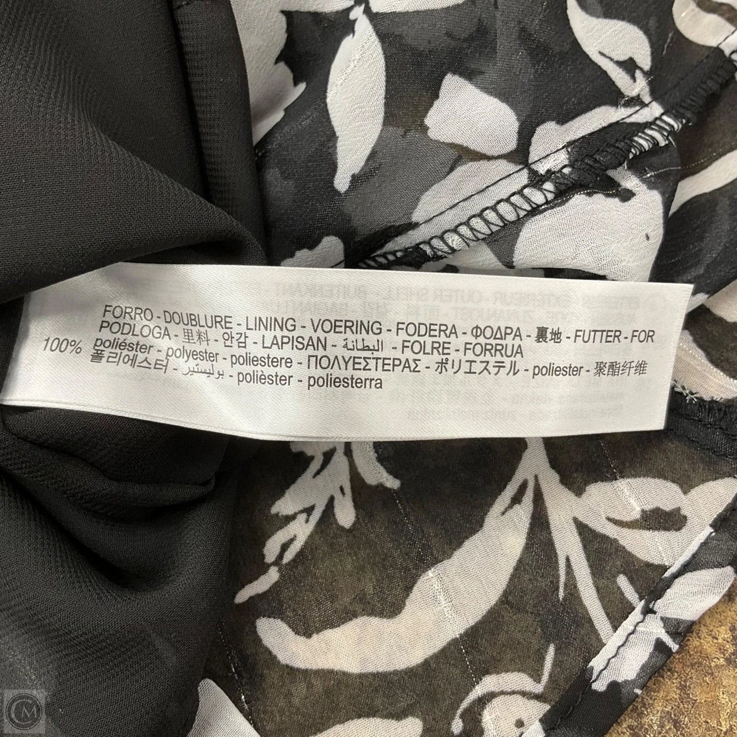 Dress Casual Short By Zara In Floral Print, Size: M