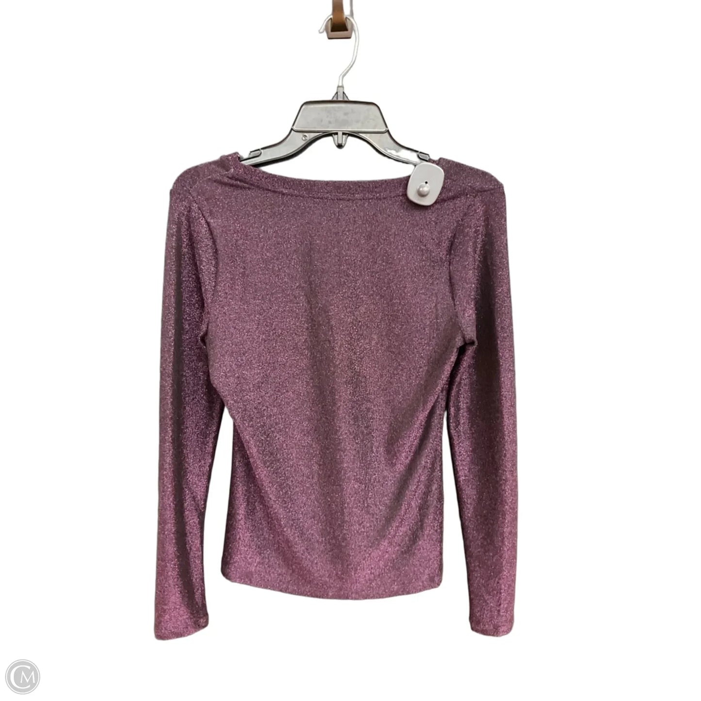 Top Long Sleeve By White House Black Market In Purple, Size: Xs