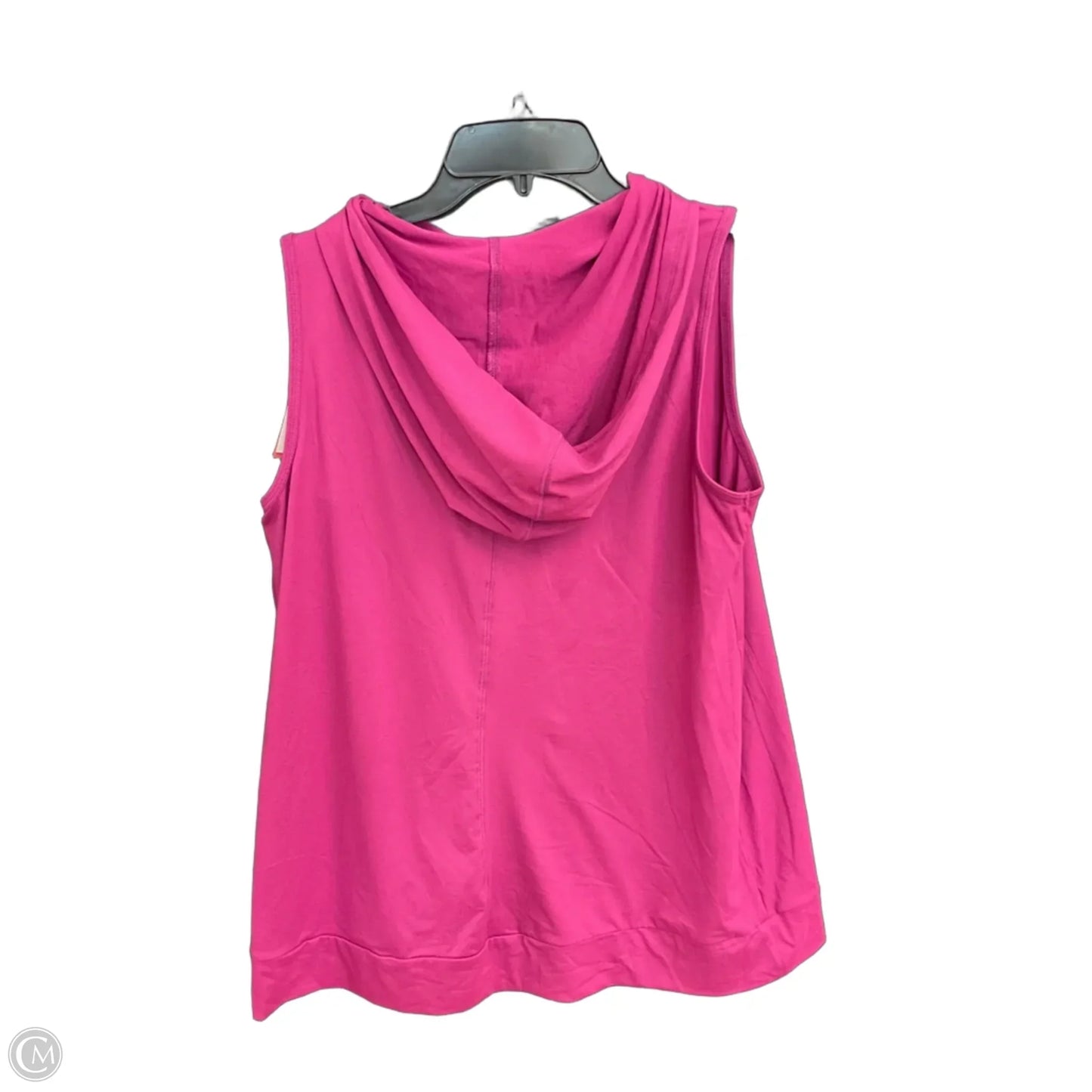 Athletic Top Short Sleeve By Livi Active In Pink, Size: Xl