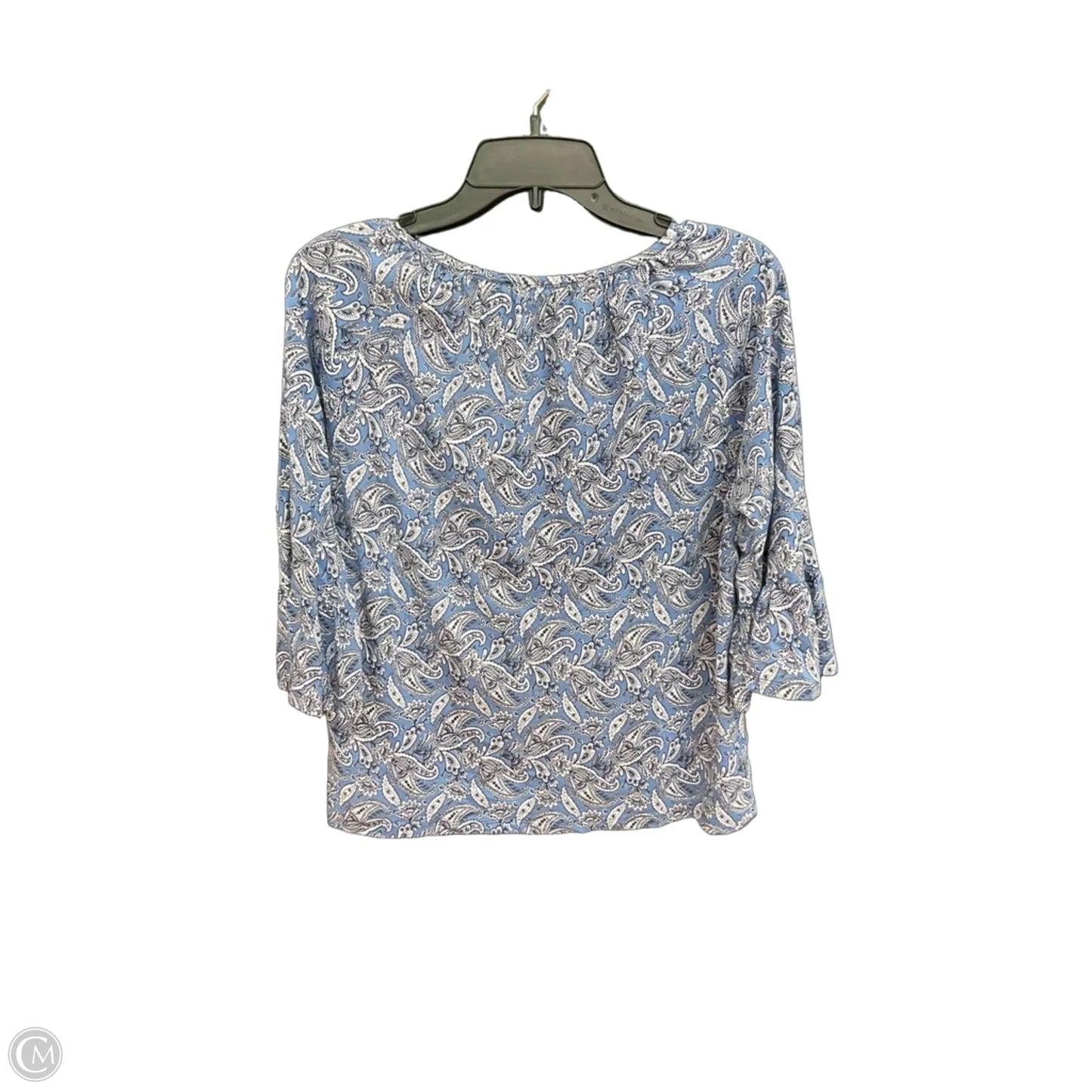 Top Long Sleeve By Michael By Michael Kors In Blue, Size: L