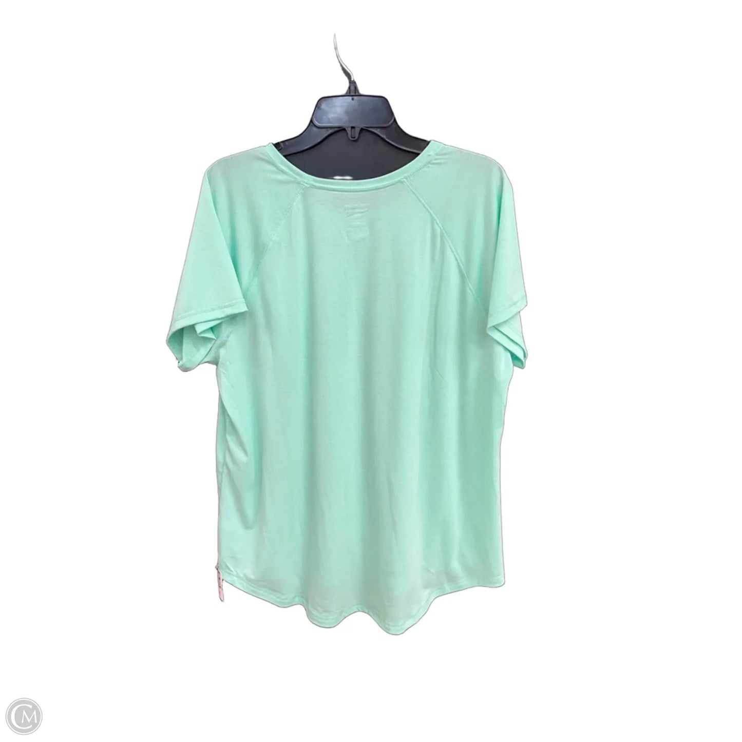 Athletic Top Short Sleeve By Tek Gear In Green, Size: Xxl