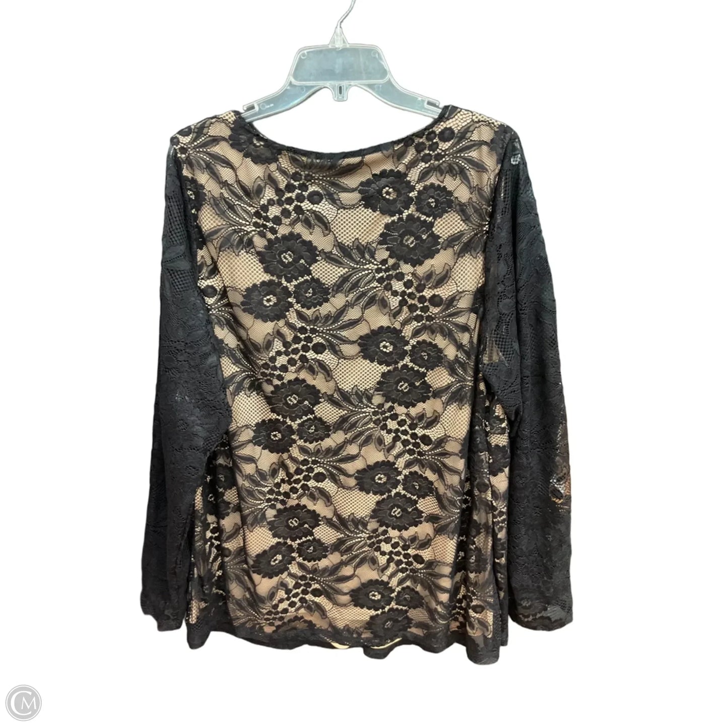 Top Long Sleeve By Torrid In Black, Size: 3x