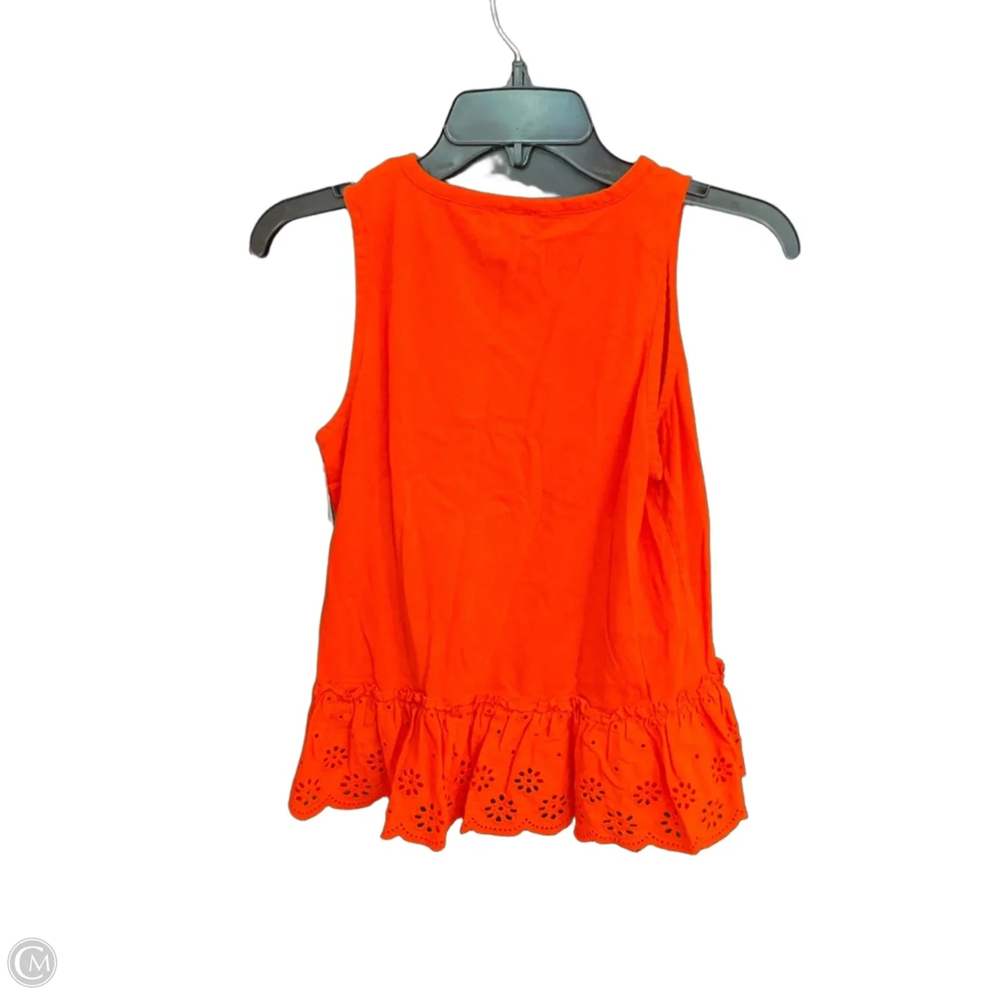 Top Sleeveless By J. Crew In Orange, Size: Xs