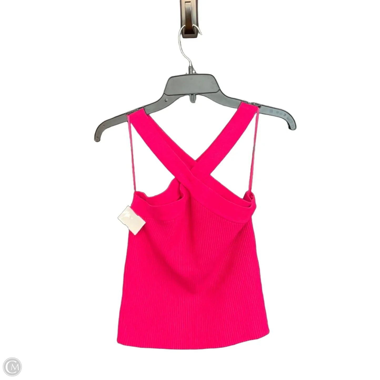 Top Sleeveless Designer By Halston In Pink, Size: M