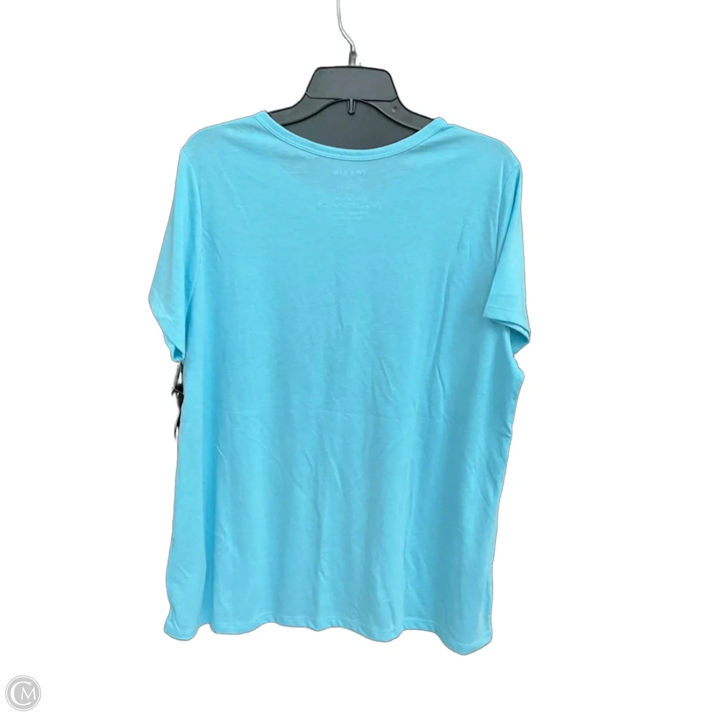 Top Short Sleeve By Torrid In Blue, Size: 1x