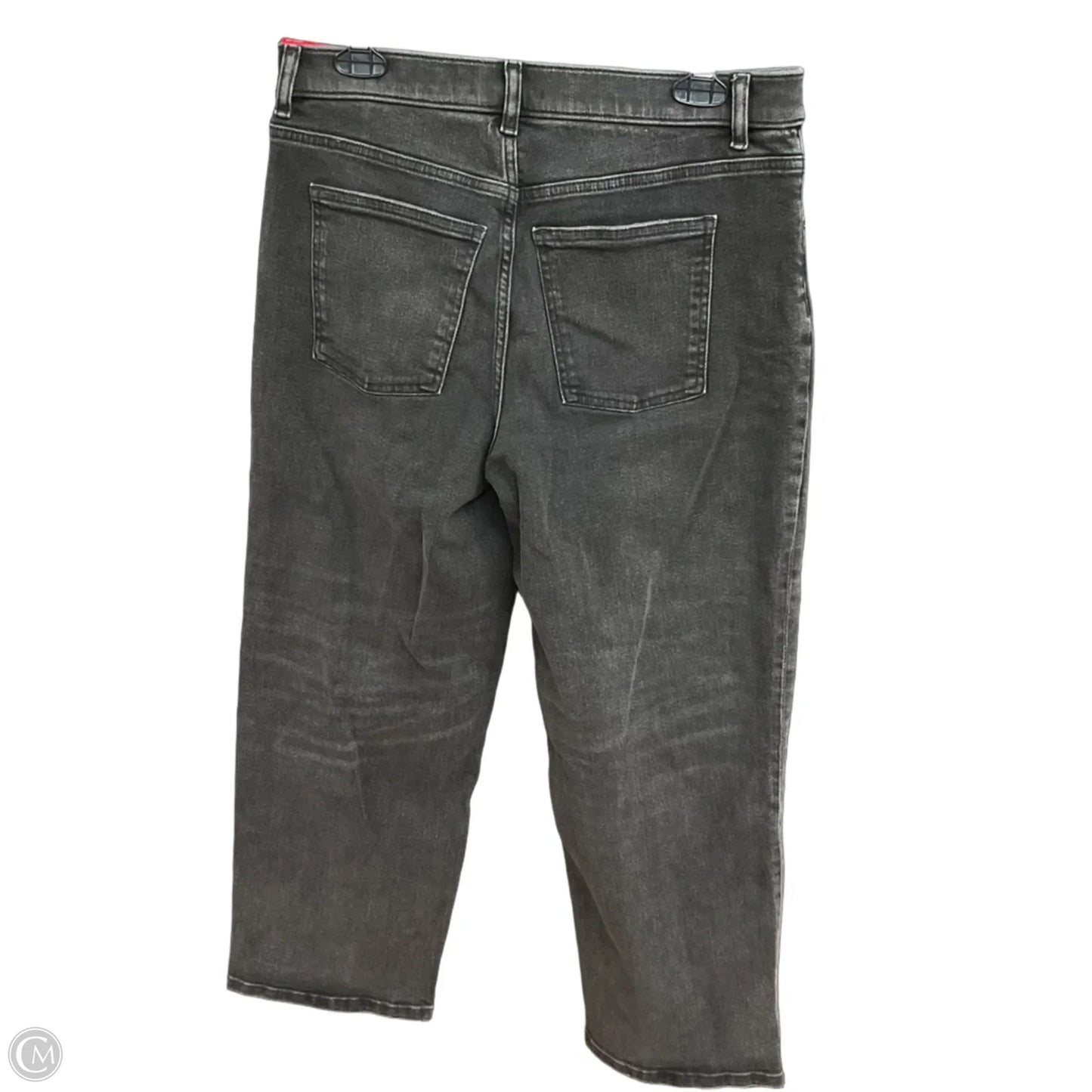 Jeans Straight By Spanx In Black, Size: 12