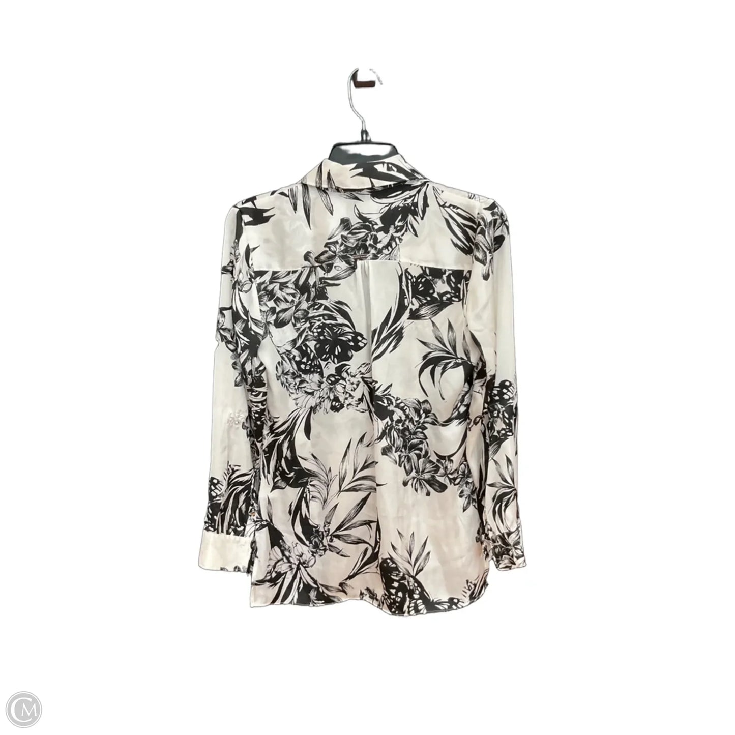 Blouse Long Sleeve By White House Black Market In White, Size: 0