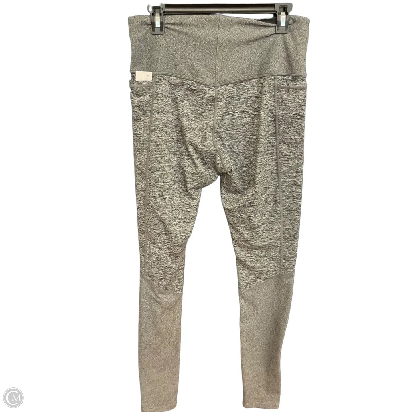 Athletic Leggings By Athleta In Grey, Size: L
