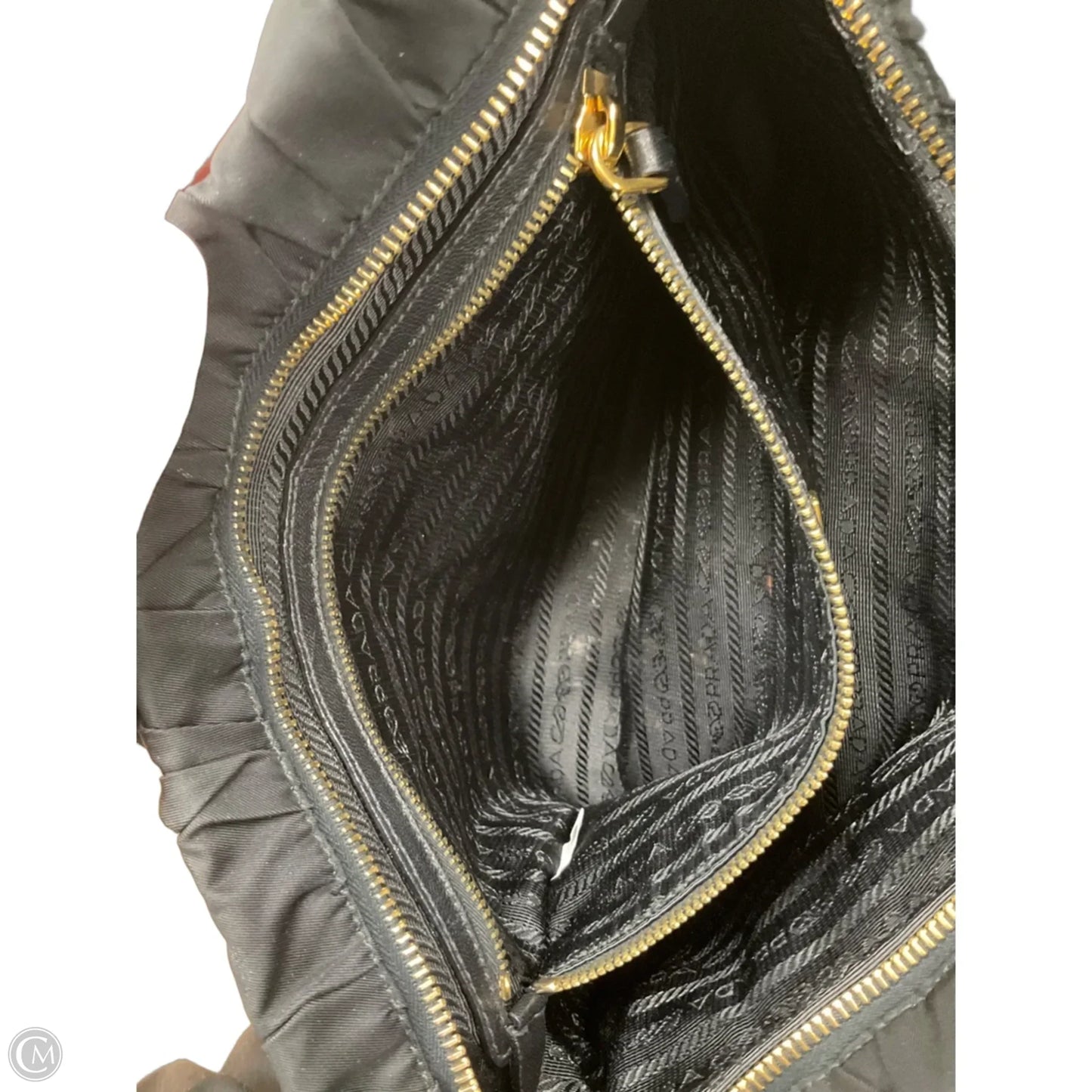 Clutch Luxury Designer By Prada, Size: Medium