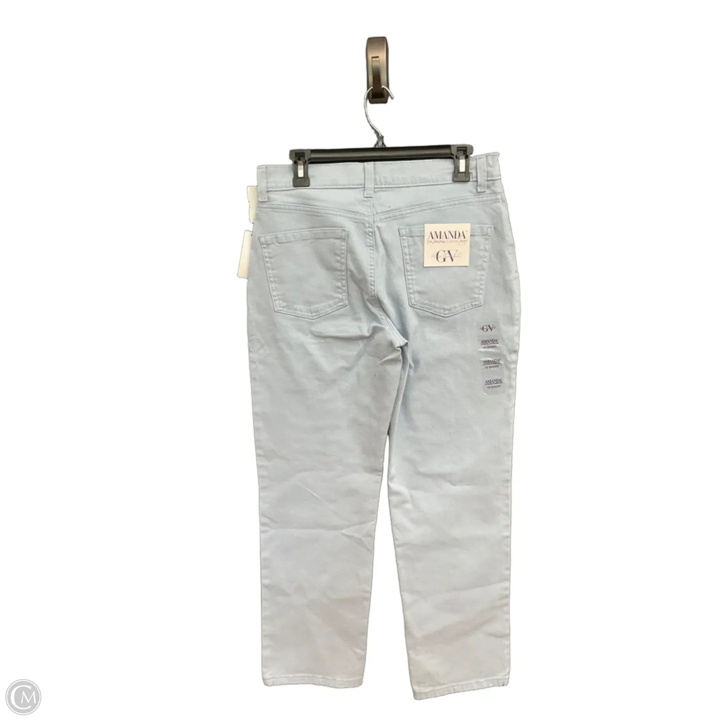 Capris By Gloria Vanderbilt In Blue, Size: 10