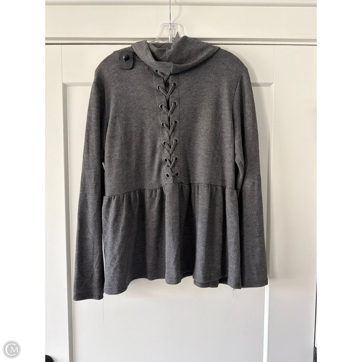 Sweater By Maurices In Grey, Size: L