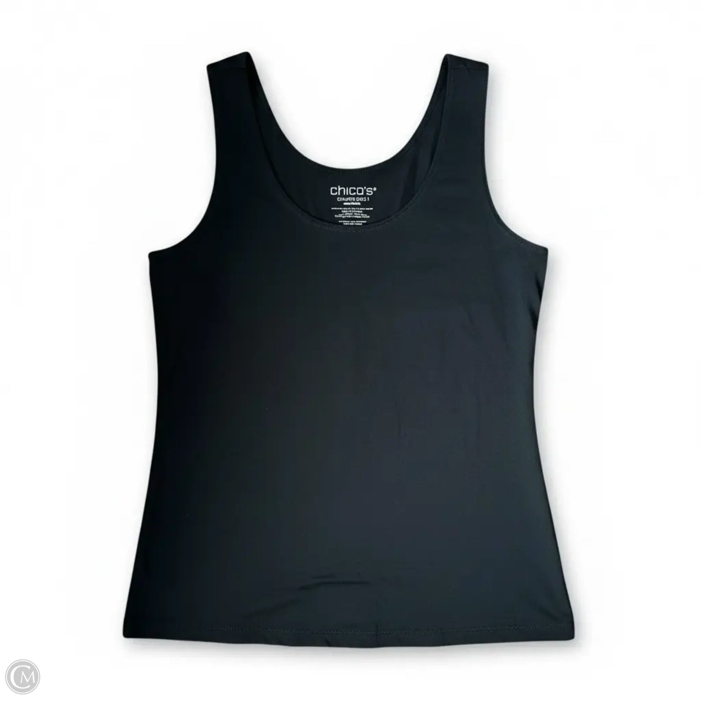 Tank Top By Chicos In Black, Size: M