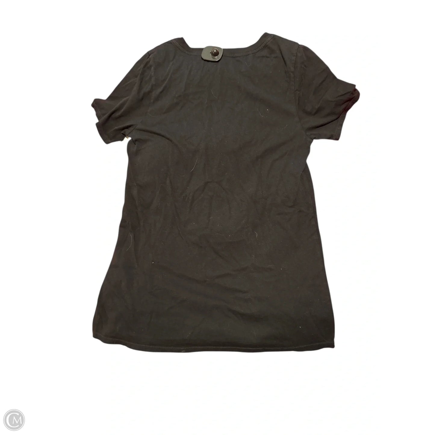 Top Short Sleeve Basic By Clothes Mentor In Black, Size: S