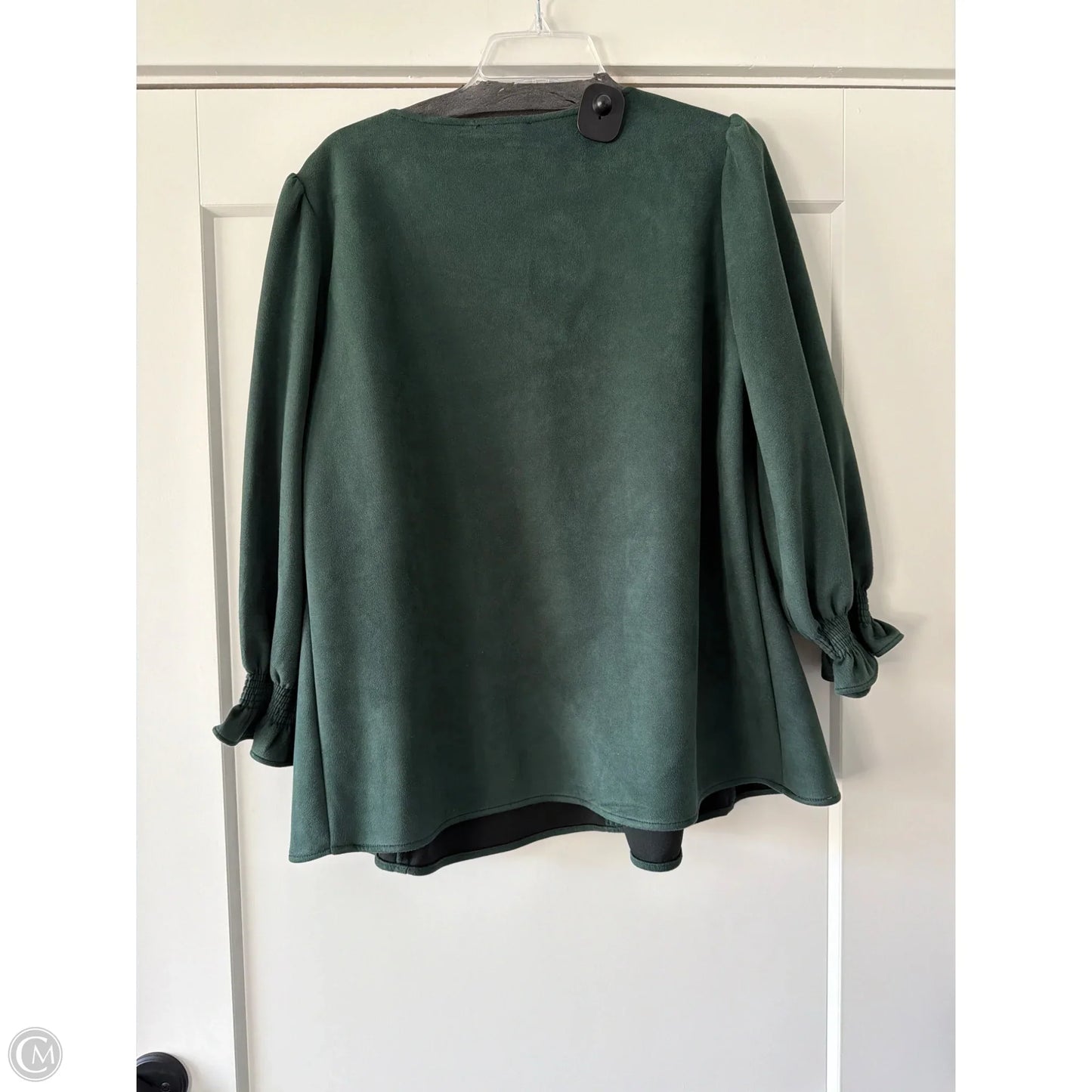 Top Long Sleeve By Tuckernuck In Green, Size: 1x