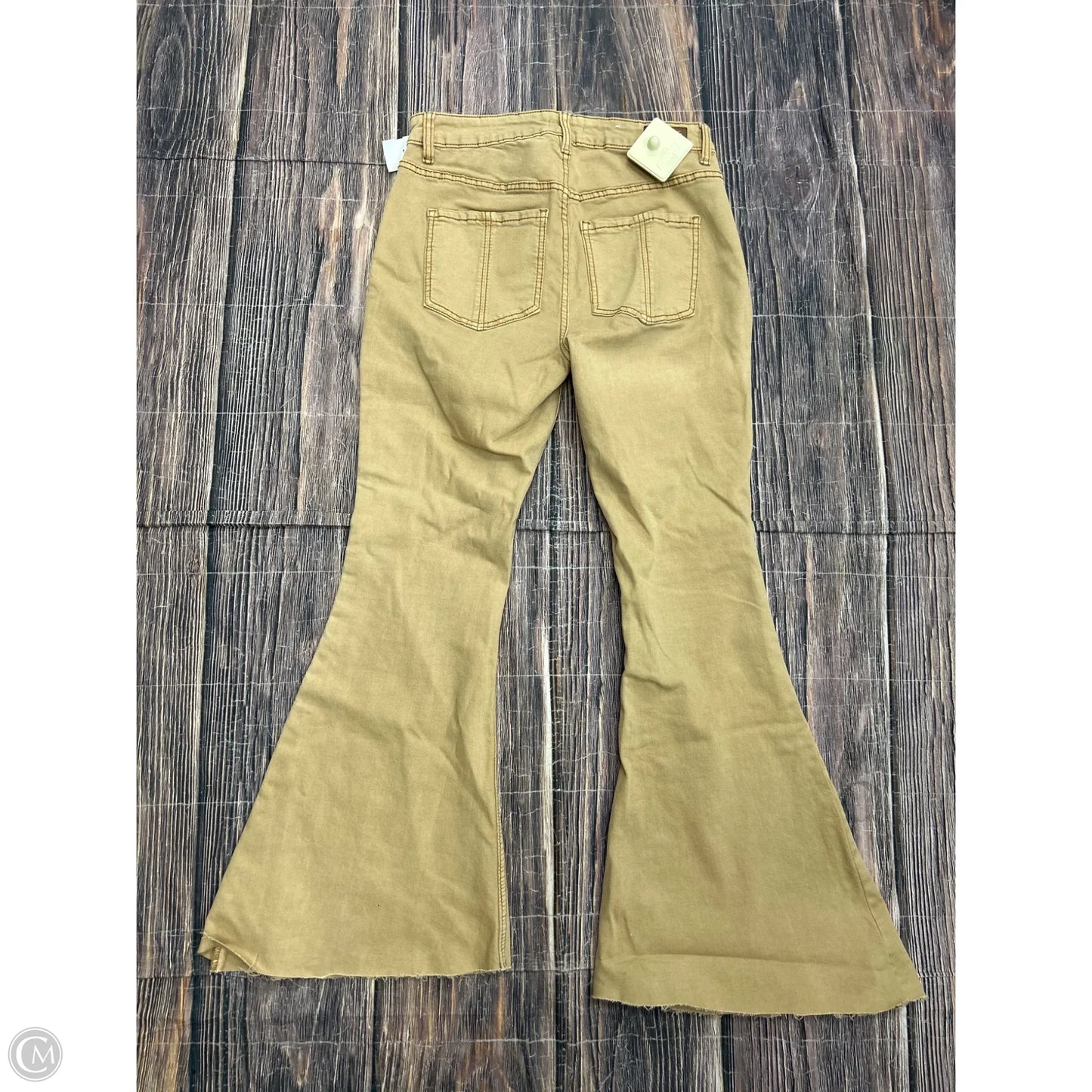 Jeans Flared By Shyanne In Brown, Size: 12