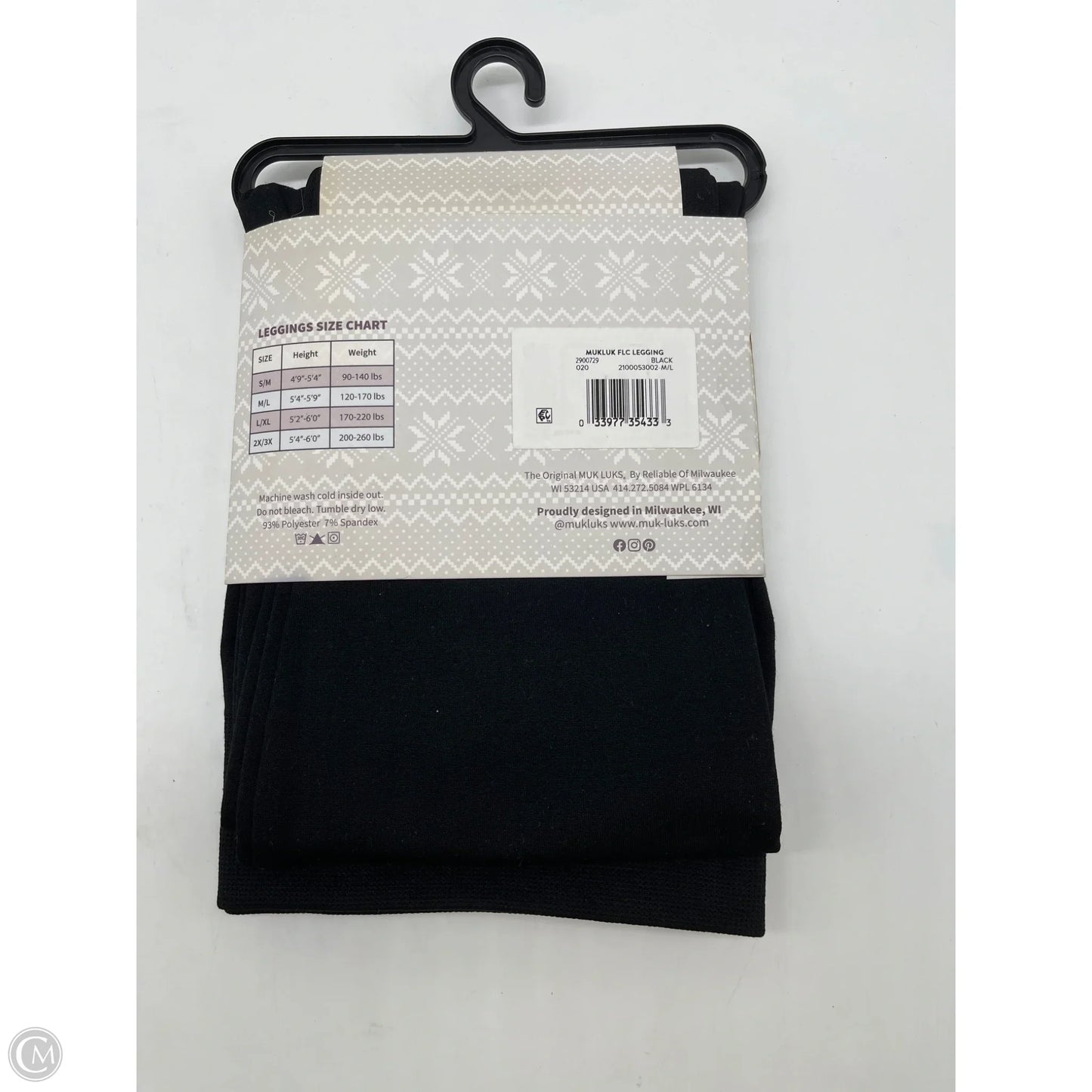 Pants Leggings By Muk Luks In Black, Size: M