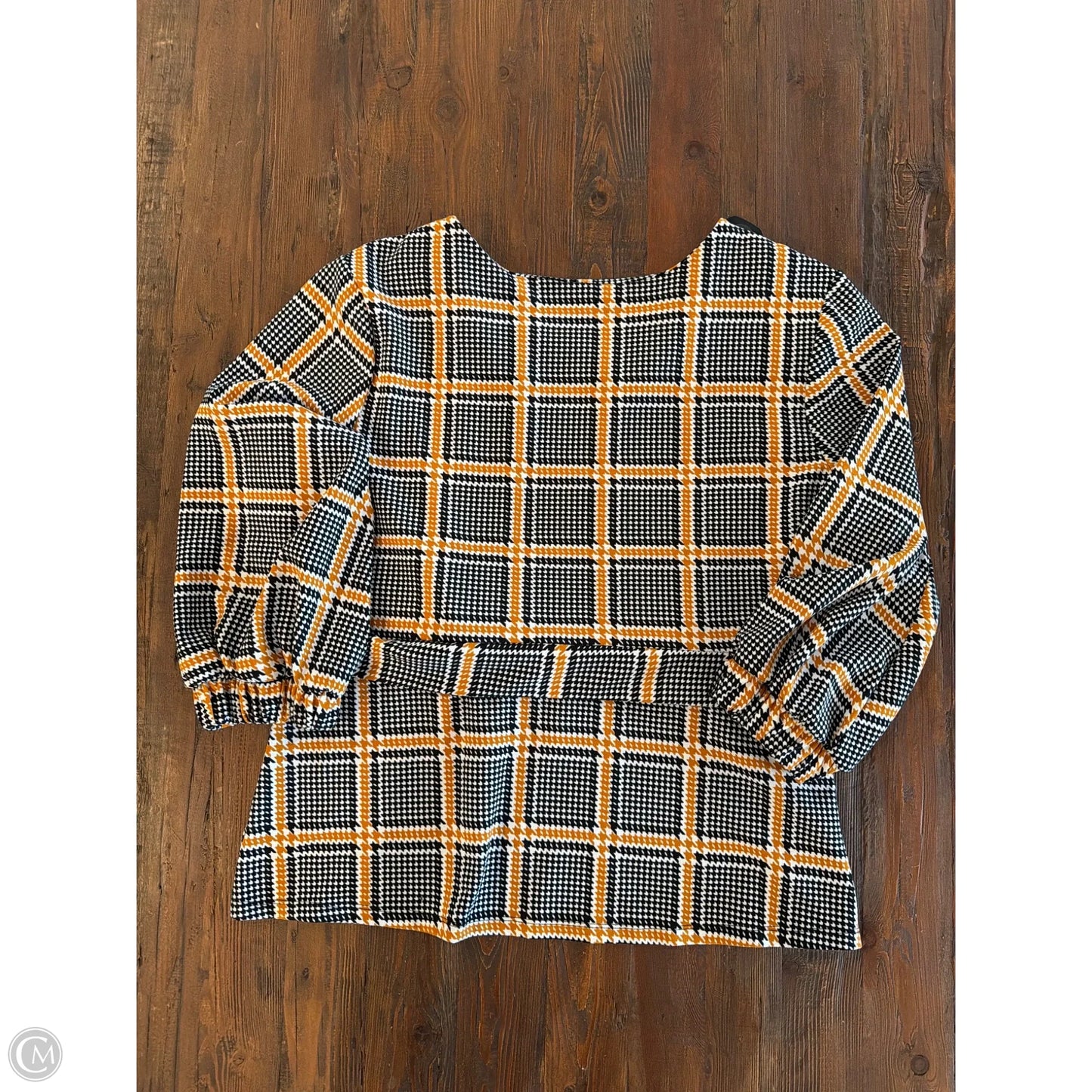 Top Long Sleeve By Worthington In Black, Size: L