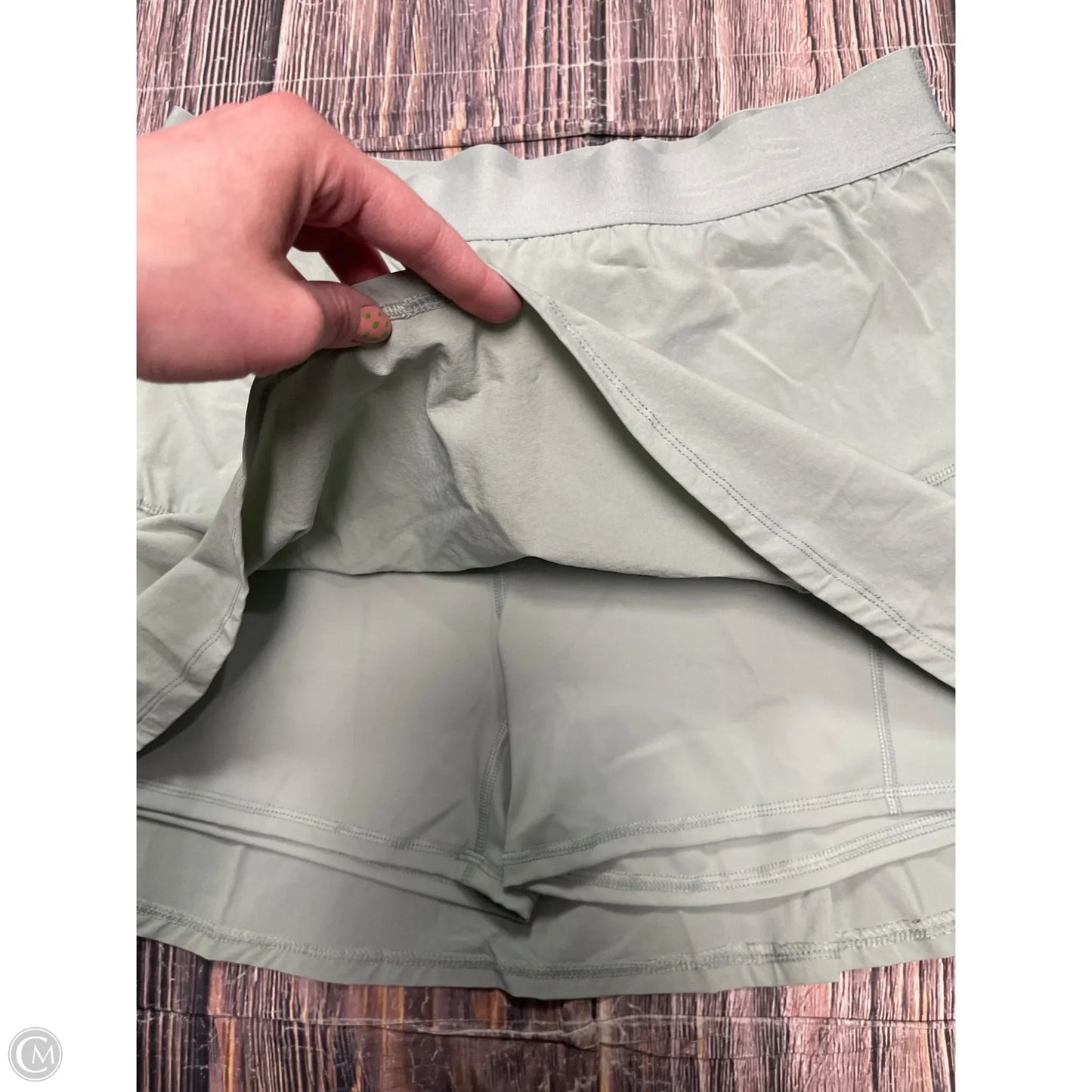 Skort By Mono B In Green, Size: 1x