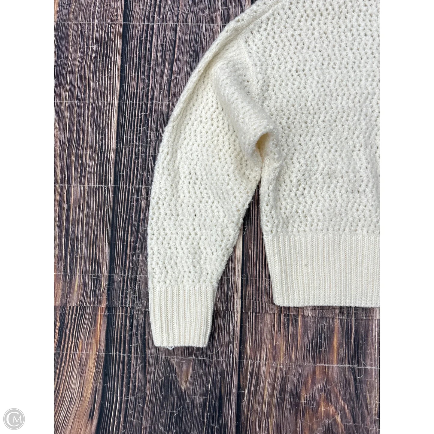 Sweater Cardigan By White House Black Market In Cream, Size: Xs