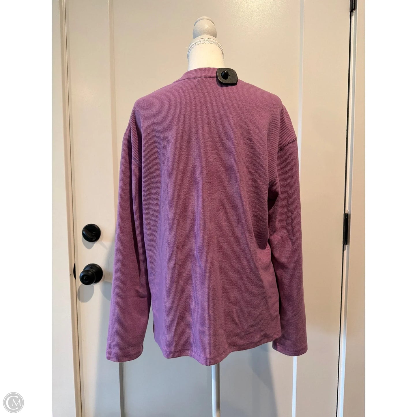 Top Long Sleeve By Zero Xposure In Purple, Size: S