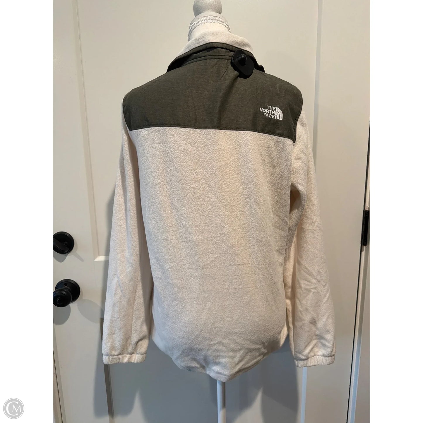 Jacket Fleece By The North Face In Cream & Green, Size: M