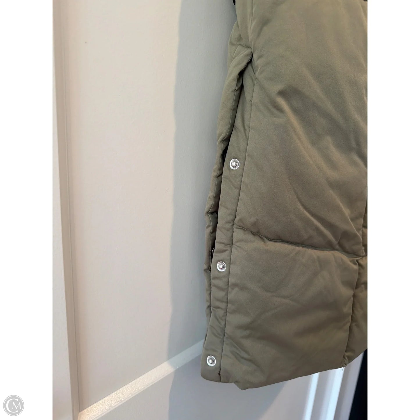 Vest Puffer & Quilted By Avec Les Filles In Green, Size: Xs