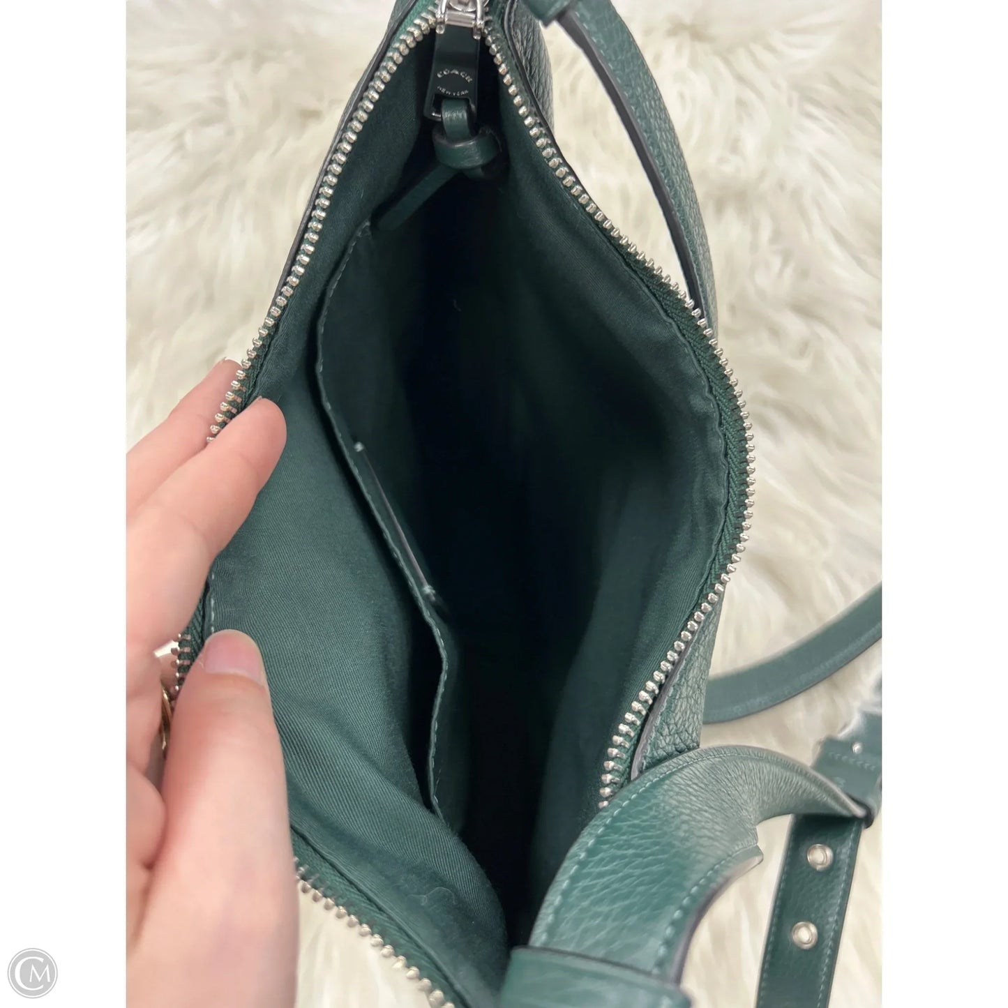 Crossbody Designer By Coach, Size: Medium