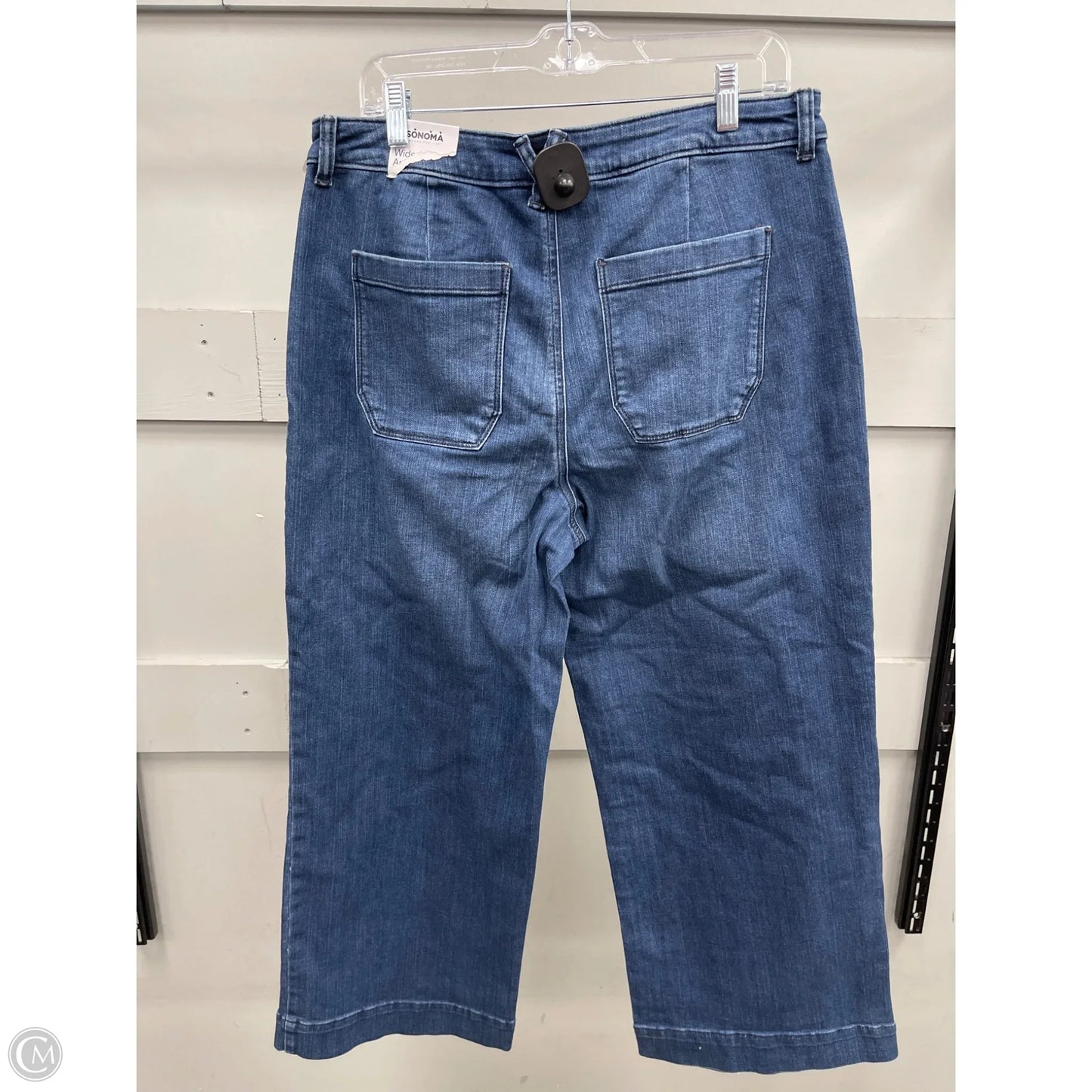 Jeans Wide Leg By Sonoma In Blue, Size: 14