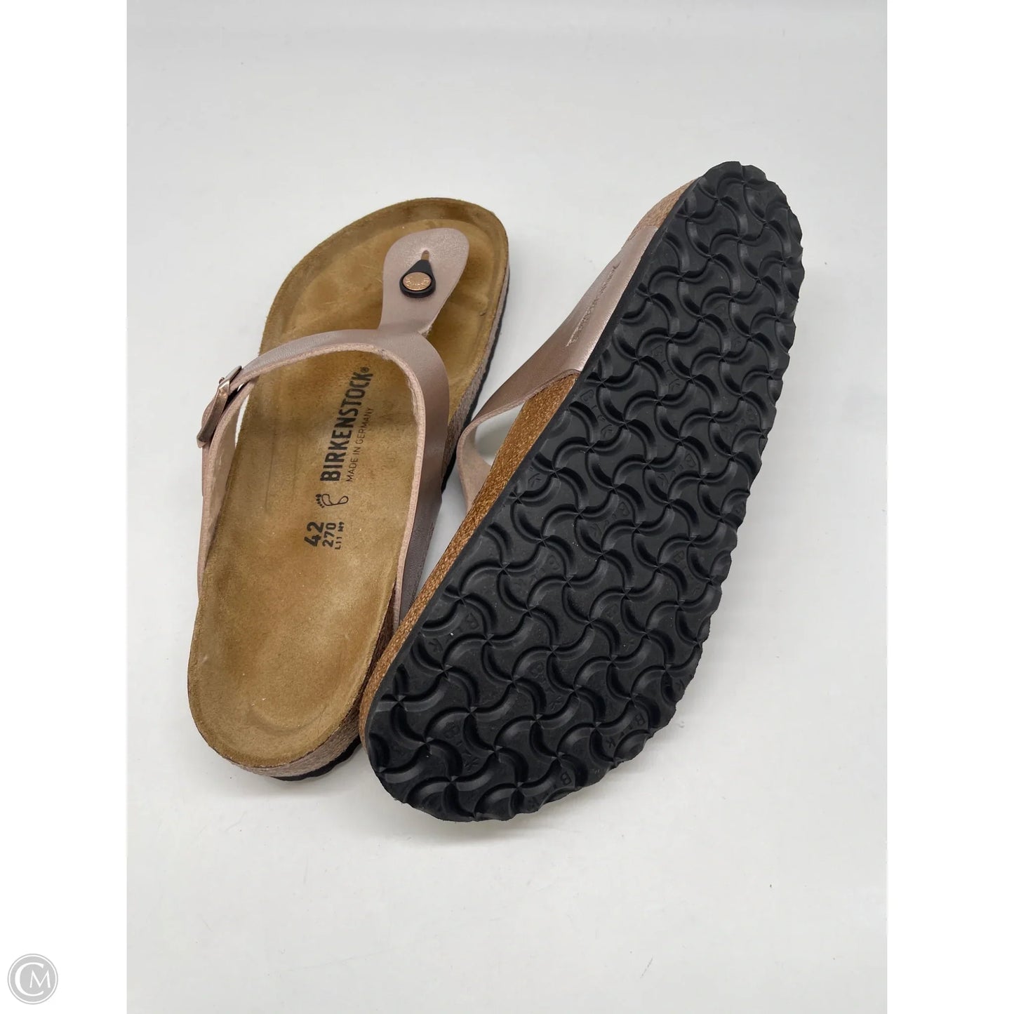 Sandals Flats By Birkenstock In Pink, Size: 11.5