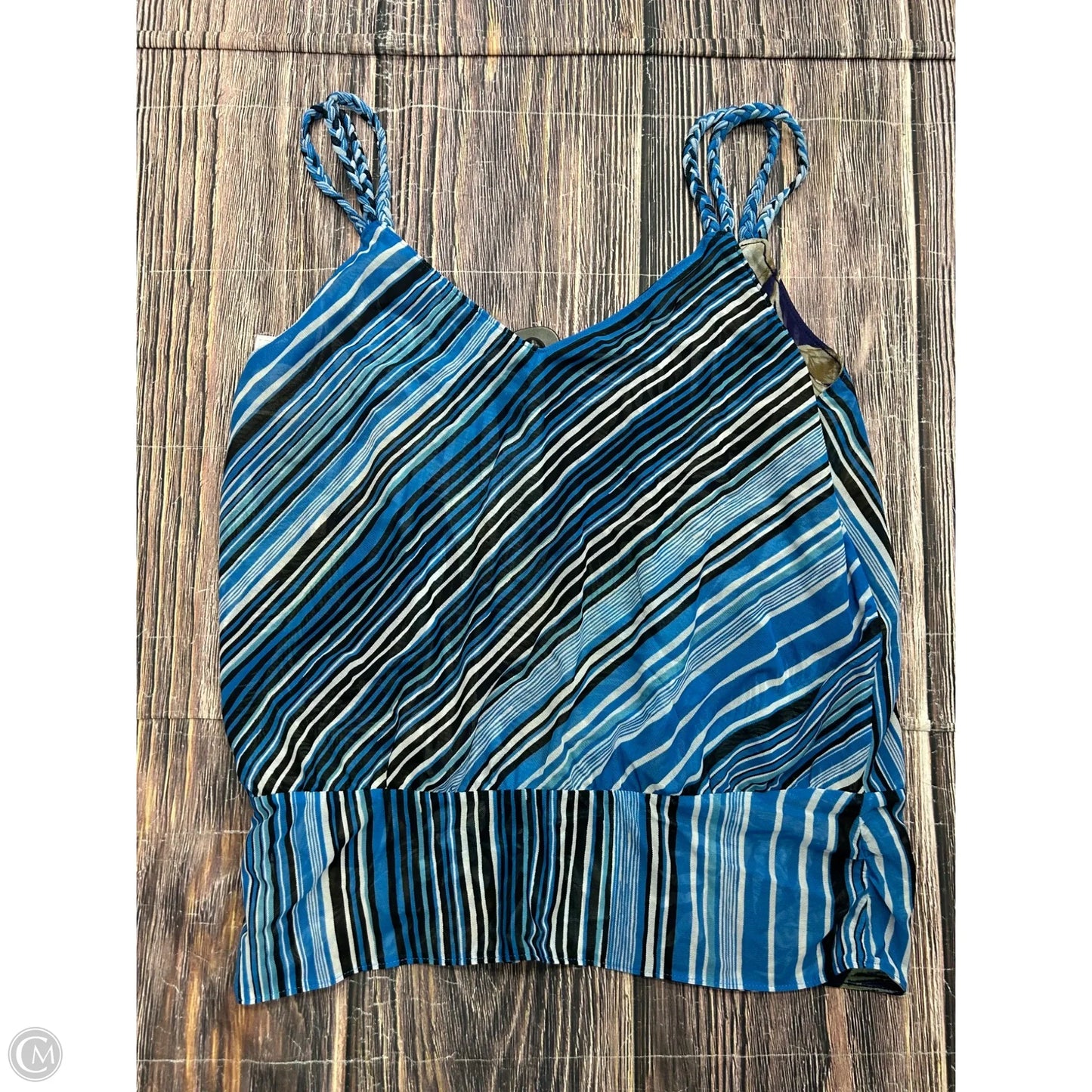 Top Sleeveless By White House Black Market In Blue, Size: L