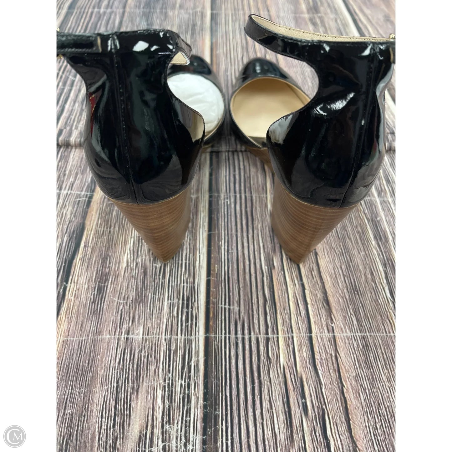 Shoes Heels Wedge By Cole-haan In Black, Size: 8.5